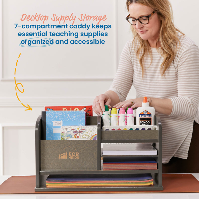 Tabletop Storage Center, Teacher Caddy
