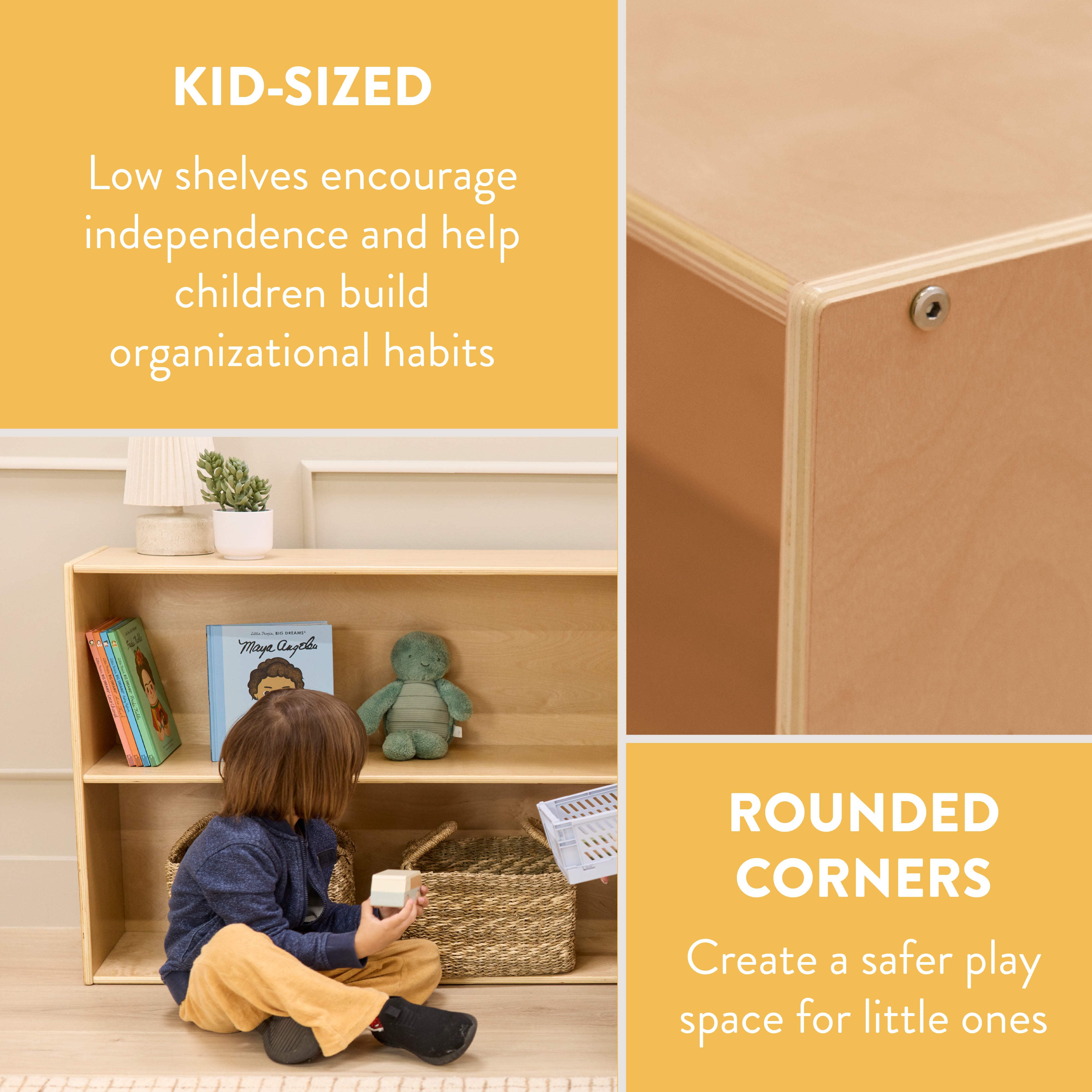 Sleekline 2-Shelf Storage Cabinet, 30in H