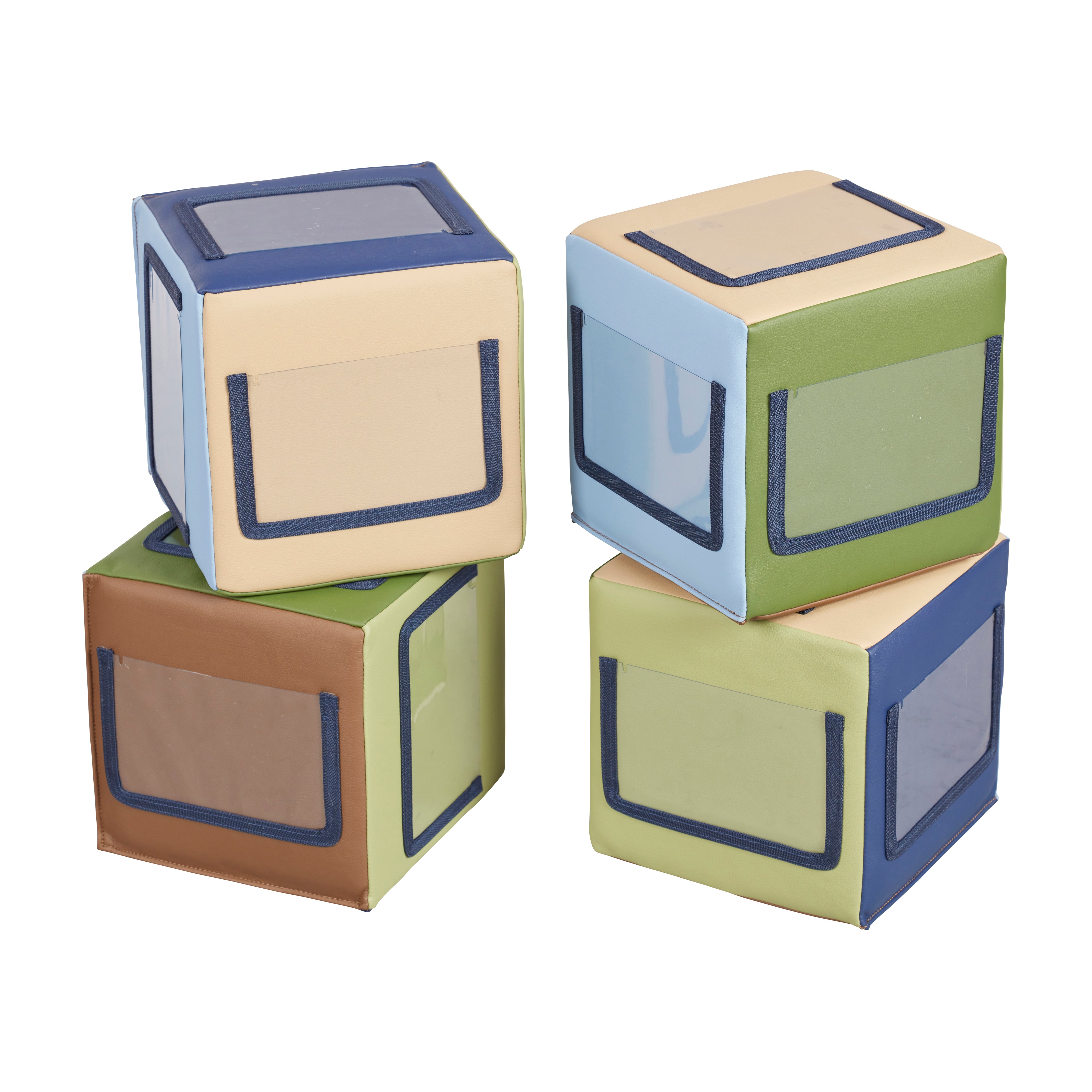 Picture Me Blocks, Activity Cubes, 4-Piece