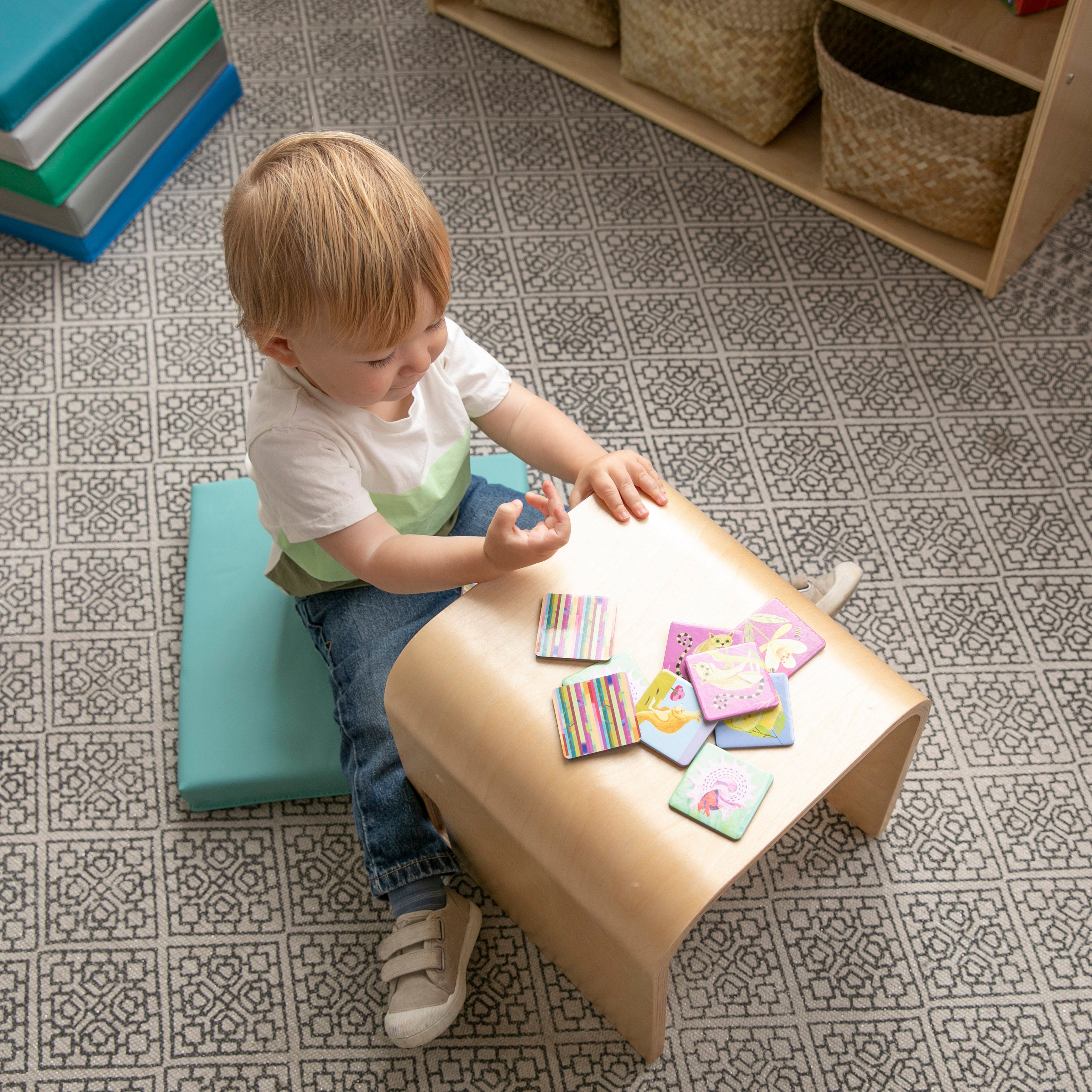 Bentwood Multipurpose Cube Chair, Kids Furniture