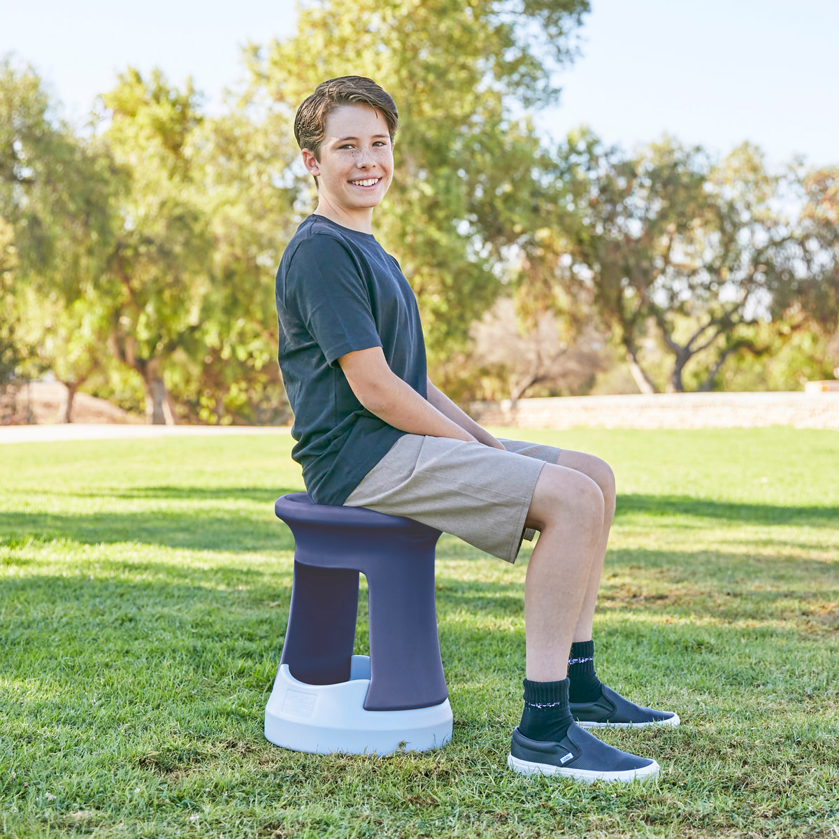 Active Storage Wobble Stool, 18in Seat Height