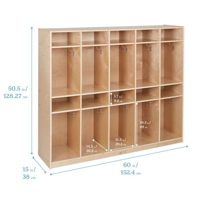 10-Section Storage Locker, Classroom Furniture