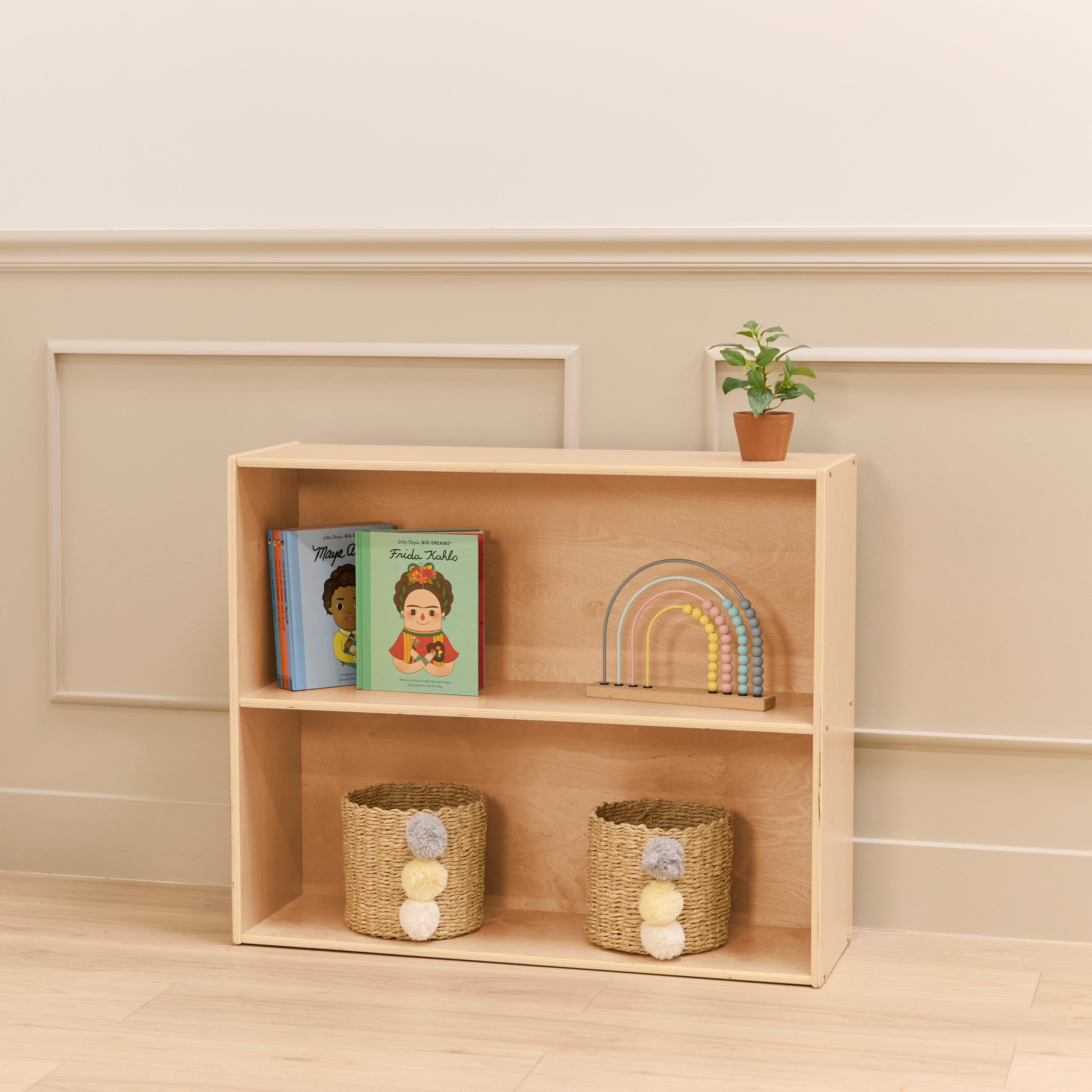 Sleekline 2-Shelf Storage Cabinet, 30in H