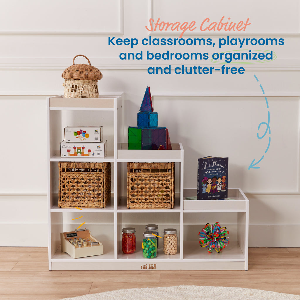 3-2-1 Cube Storage Cabinet, Kids Furniture