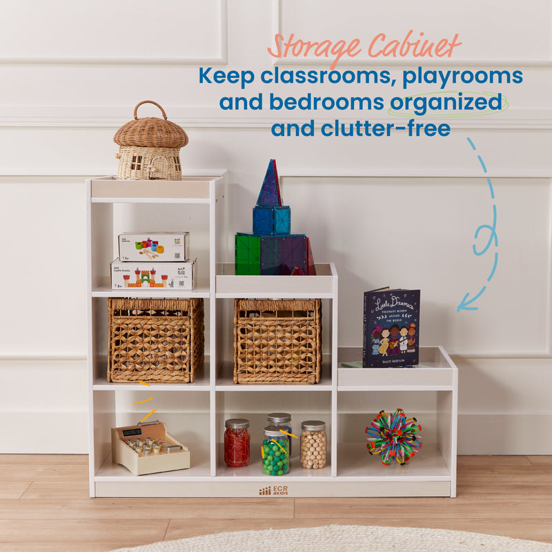 3-2-1 Cube Storage Cabinet, Kids Furniture