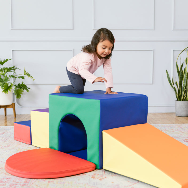 Single Tunnel Maze, Toddler Playset, 6-Piece