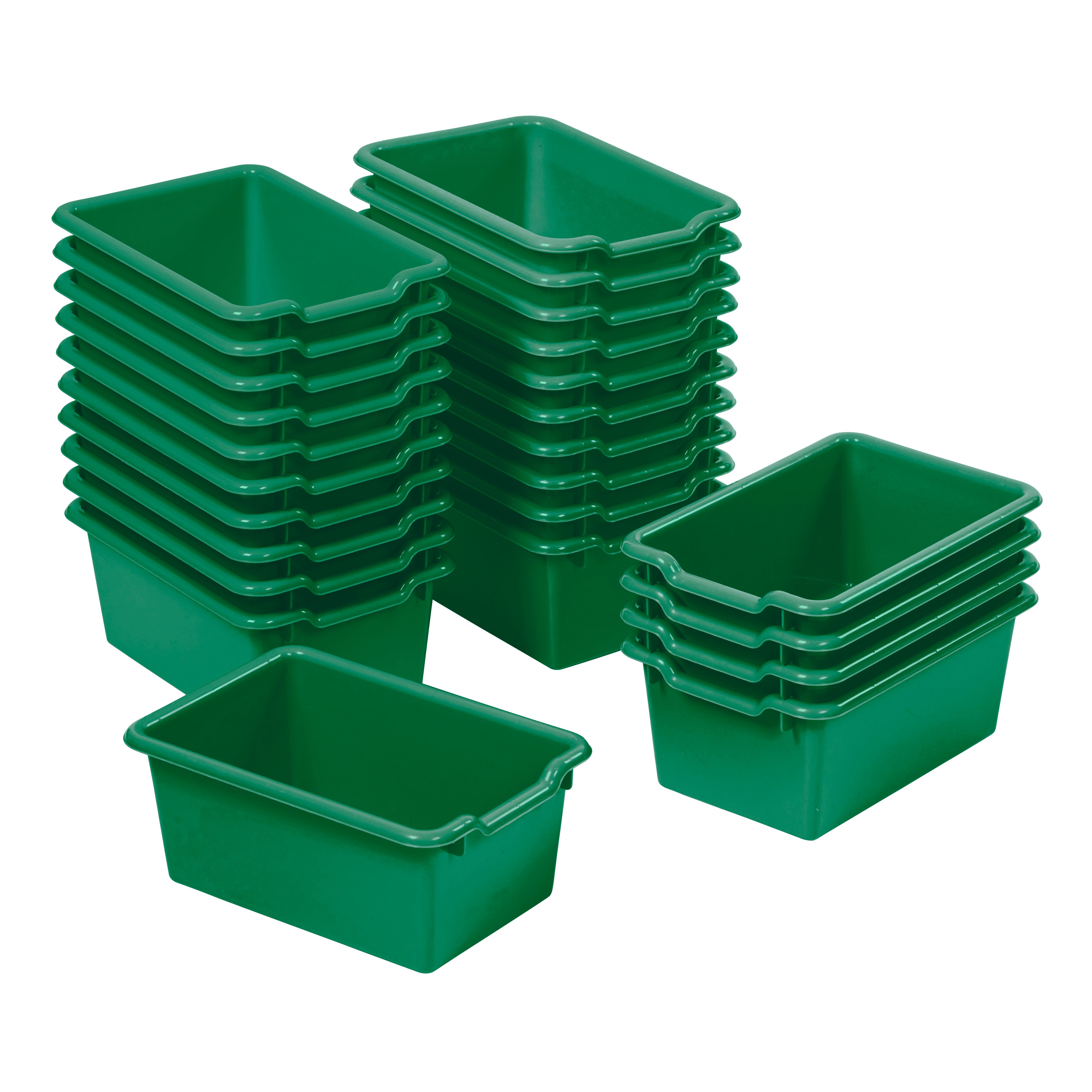 Scoop Front Storage Bins, 25-Piece
