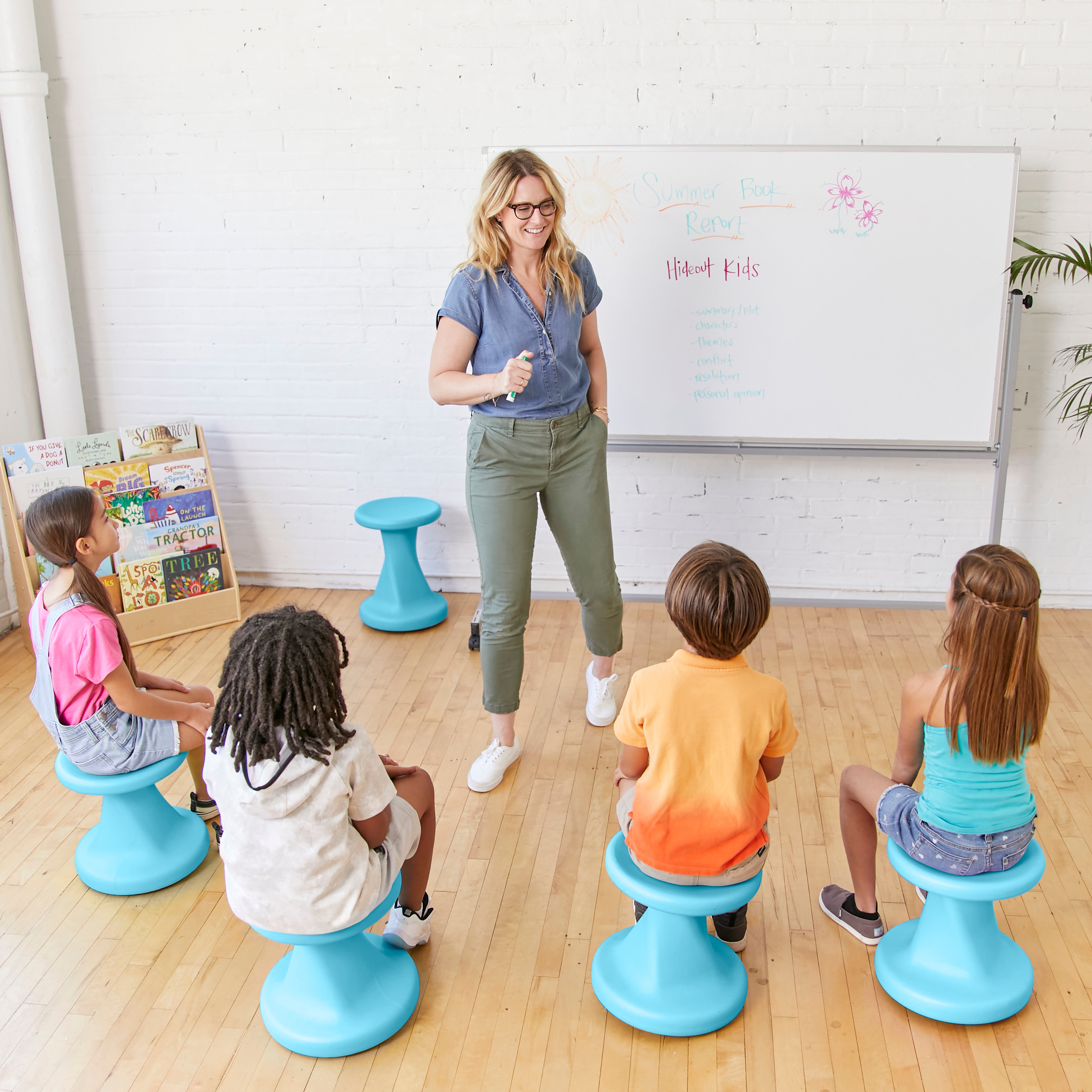 Twist Wobble Stool, 14in Seat Height, Active Seating