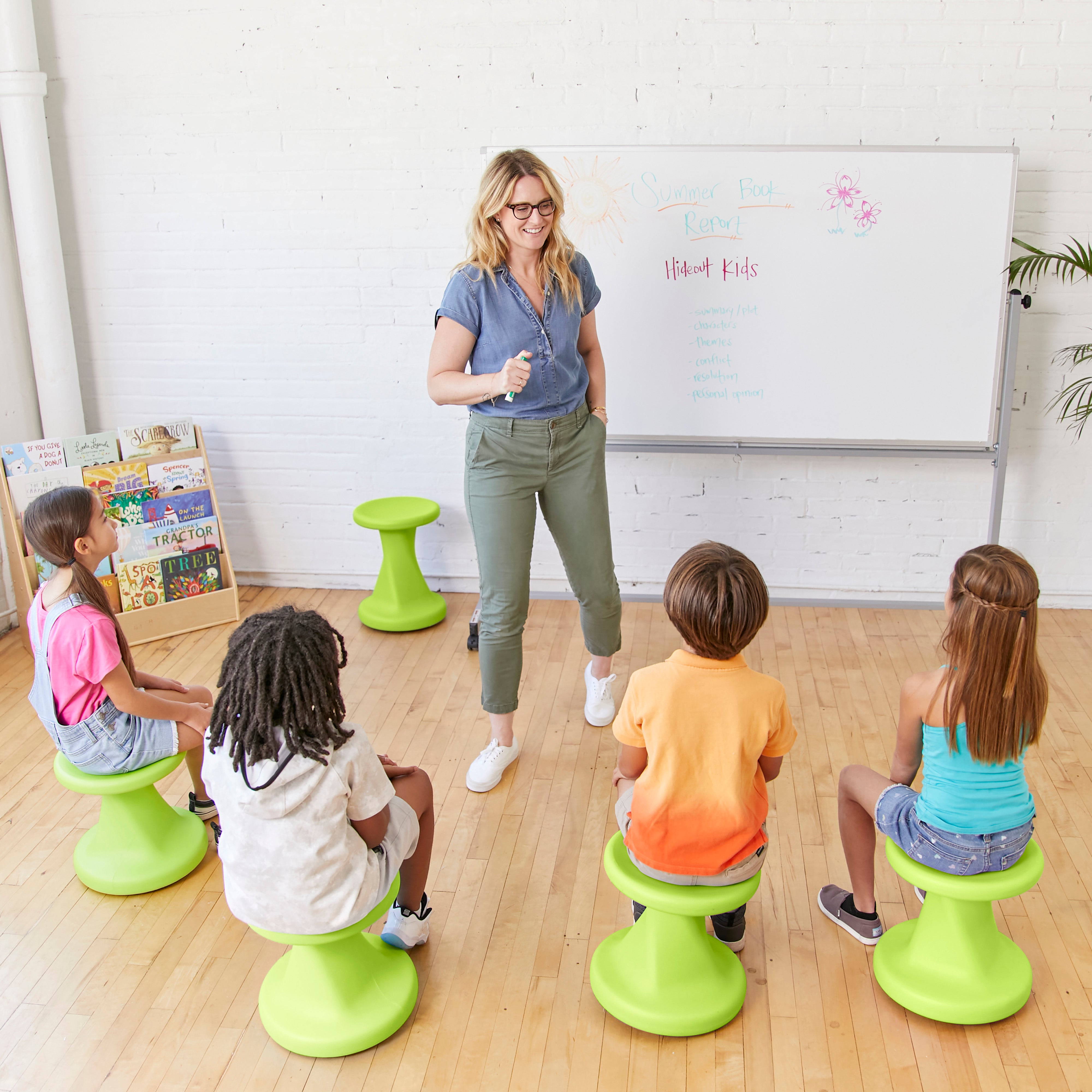 Twist Wobble Stool, 14in Seat Height, Active Seating