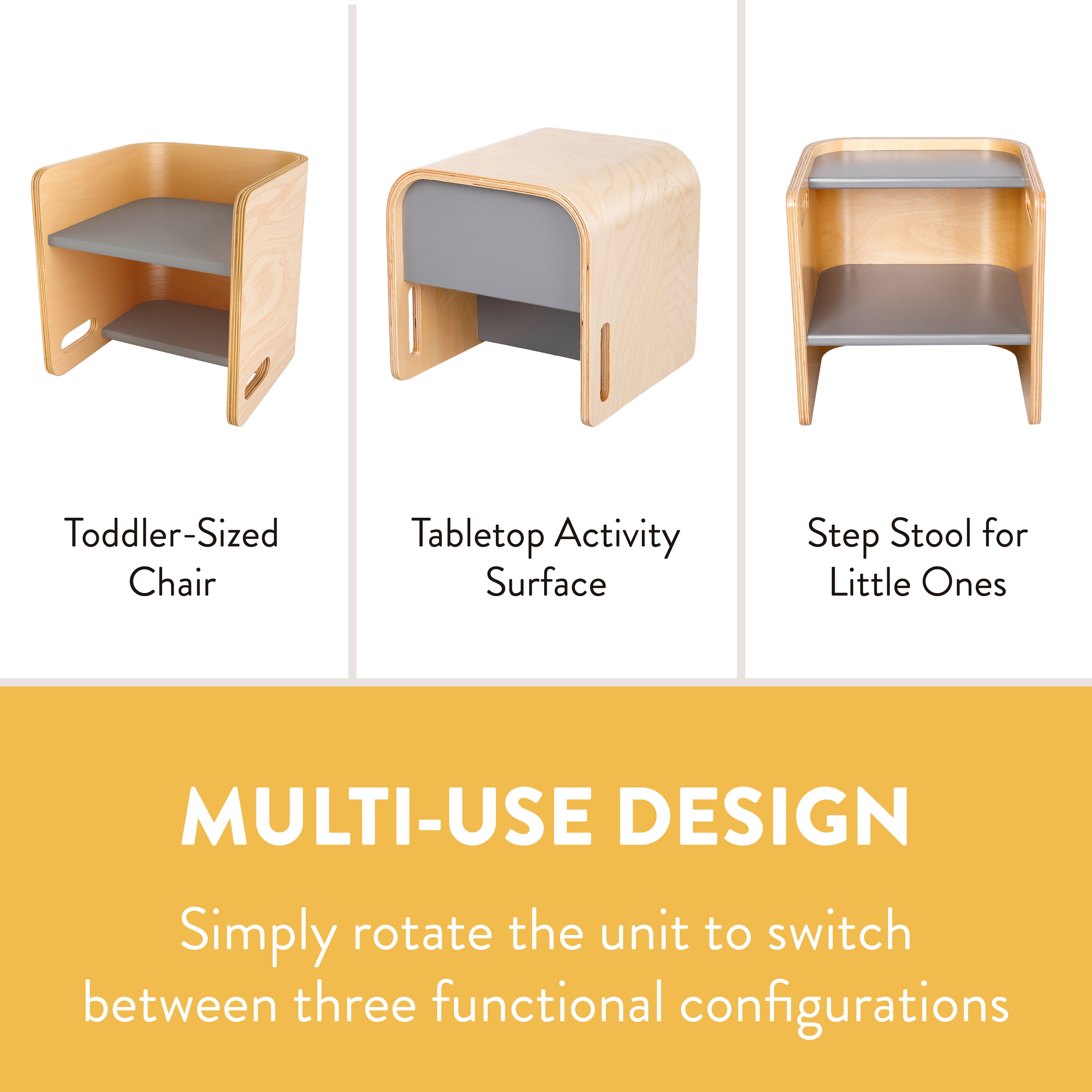 Bentwood ConvertiCube Toddler Chair and Table