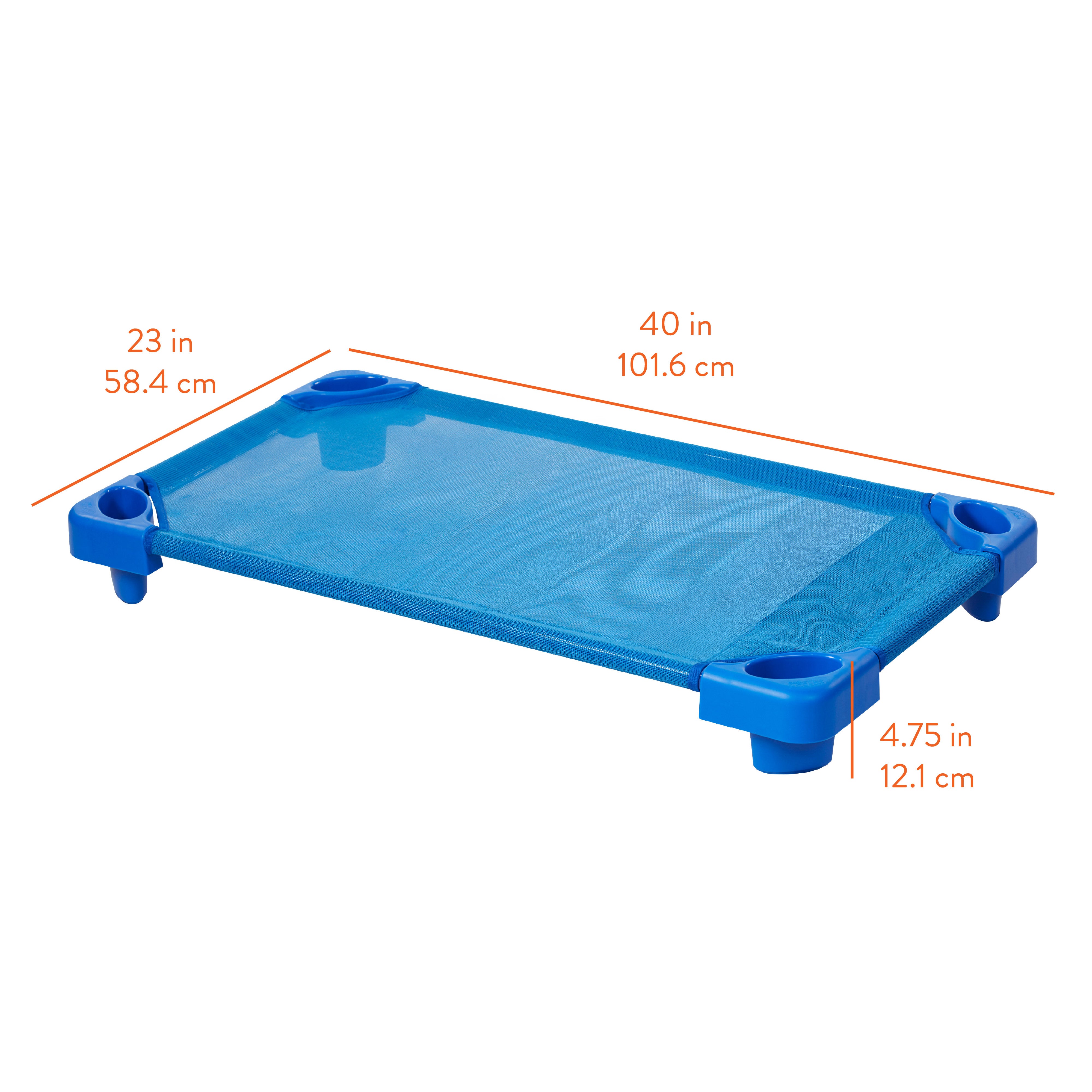 Sleepline Stackable Toddler Cots, Ready-to-Assemble, 6-Pack