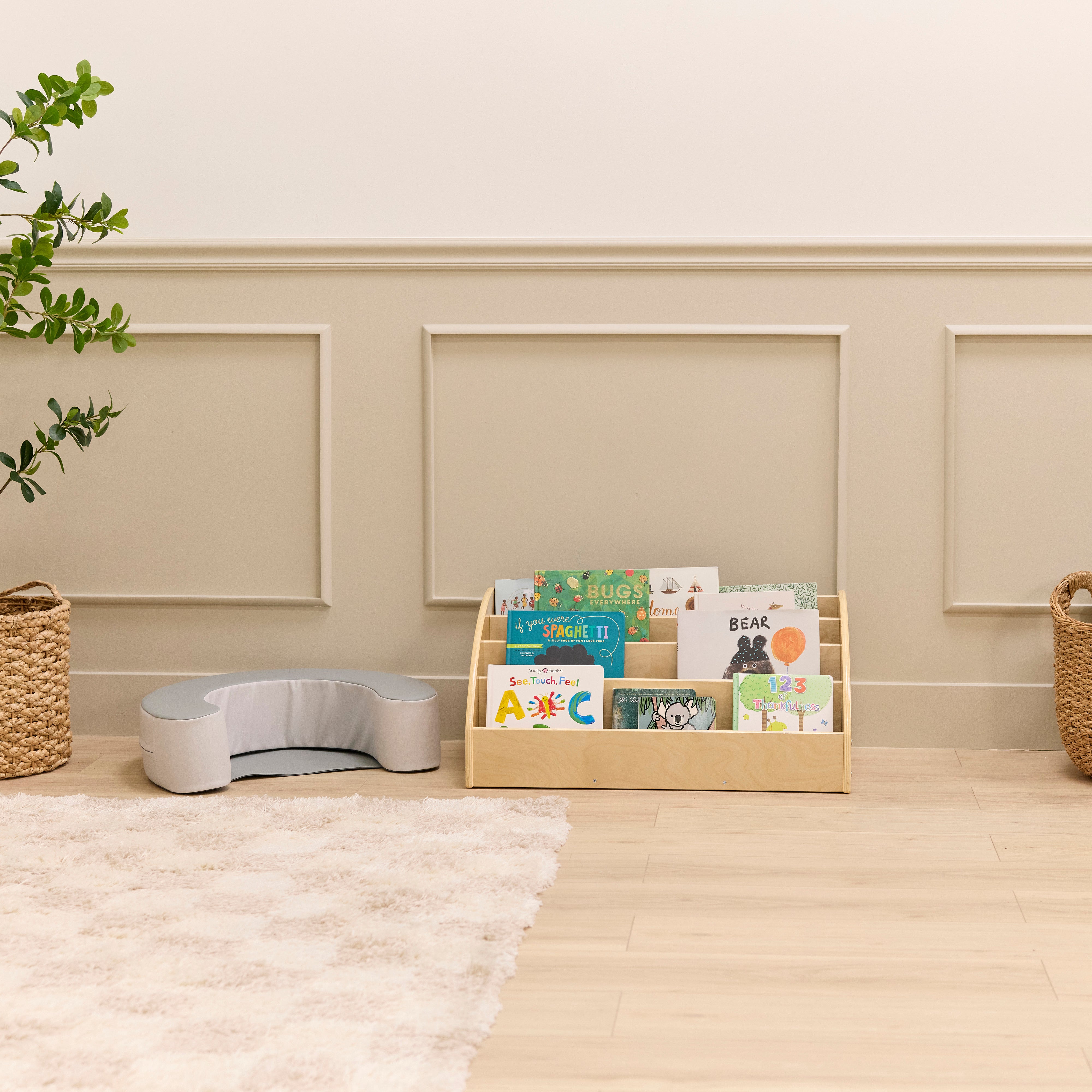 4-Tier Forward-Facing Toddler Book Display