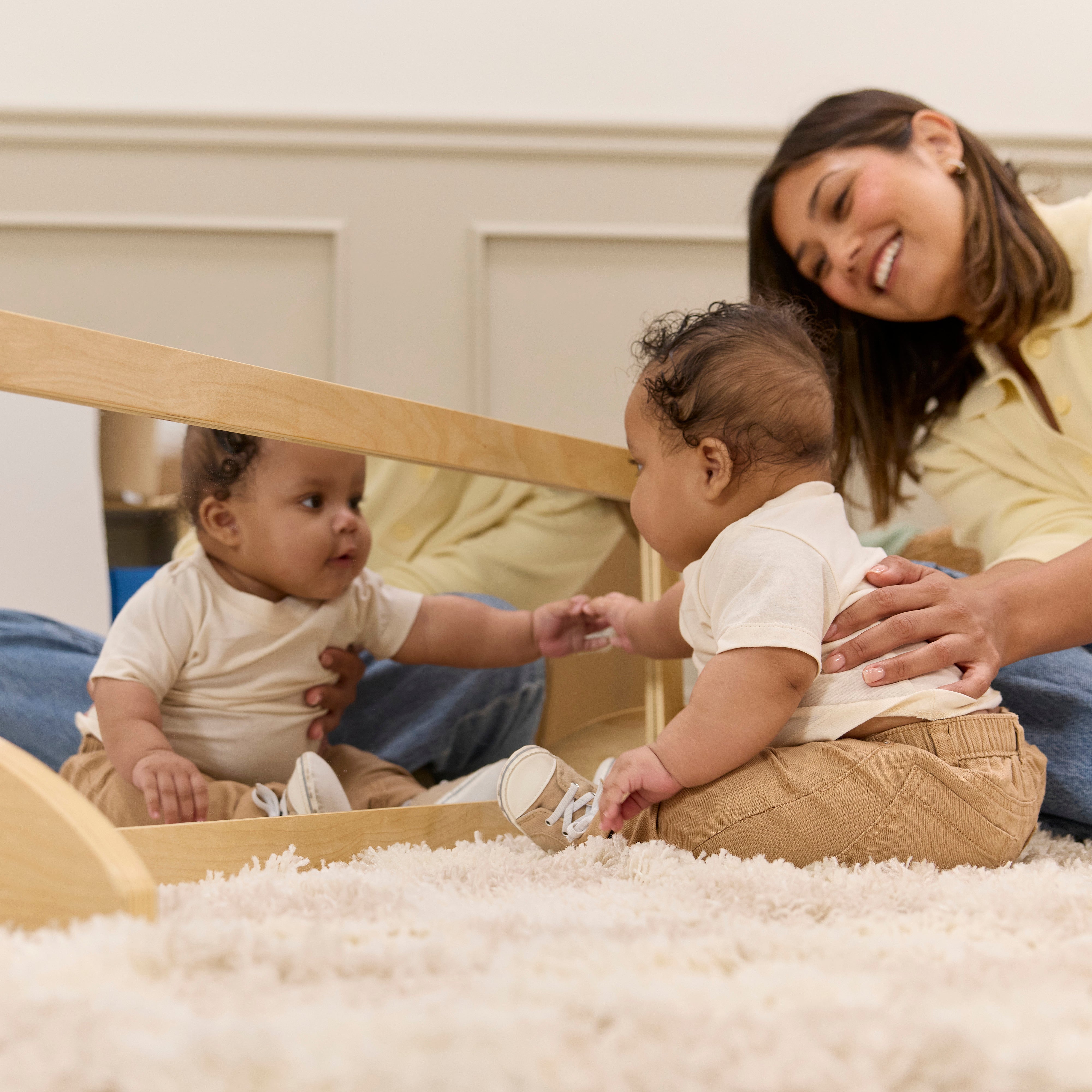 Junior Single-Sided Bi-Directional Baby Mirror