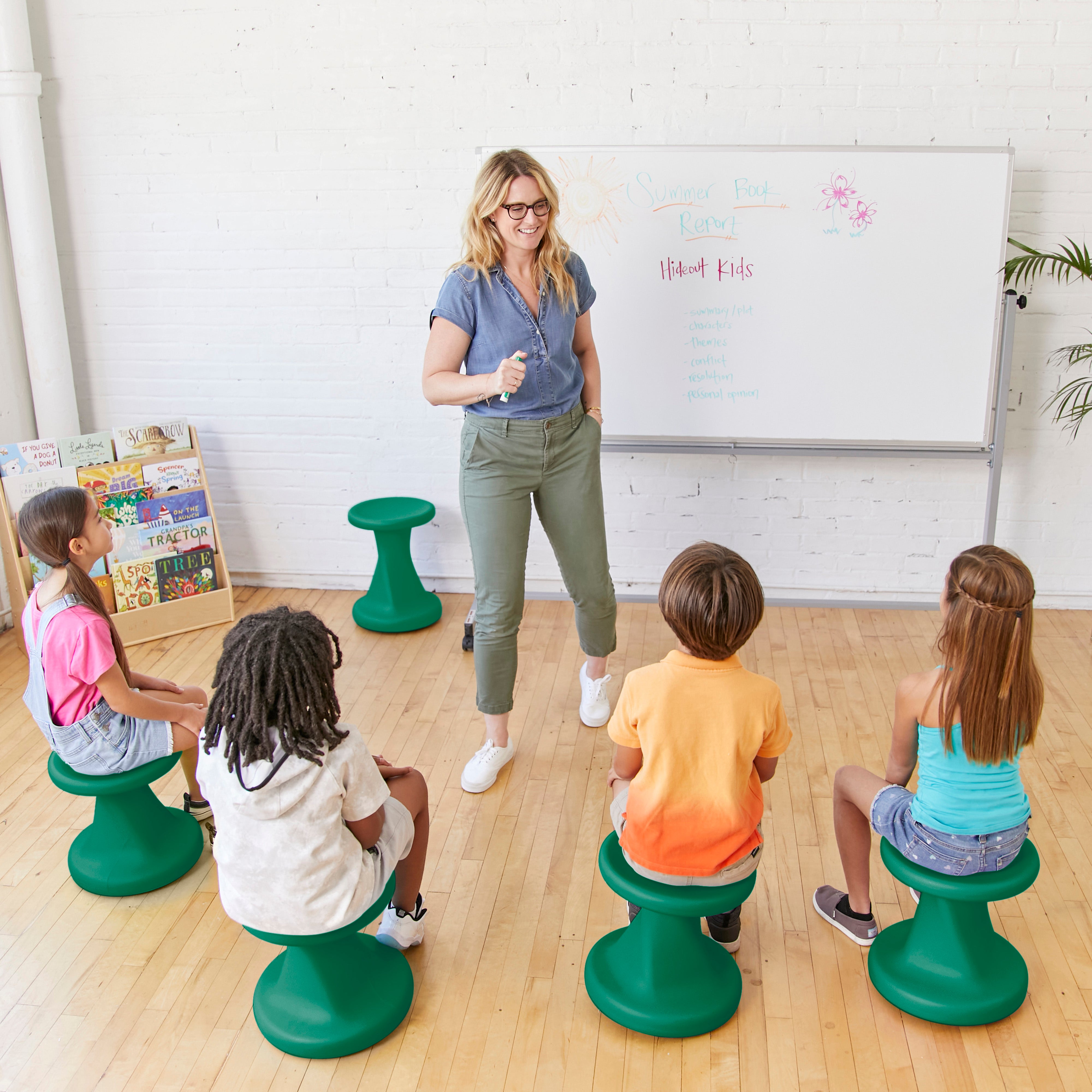 Twist Wobble Stool, 14in Seat Height, Active Seating