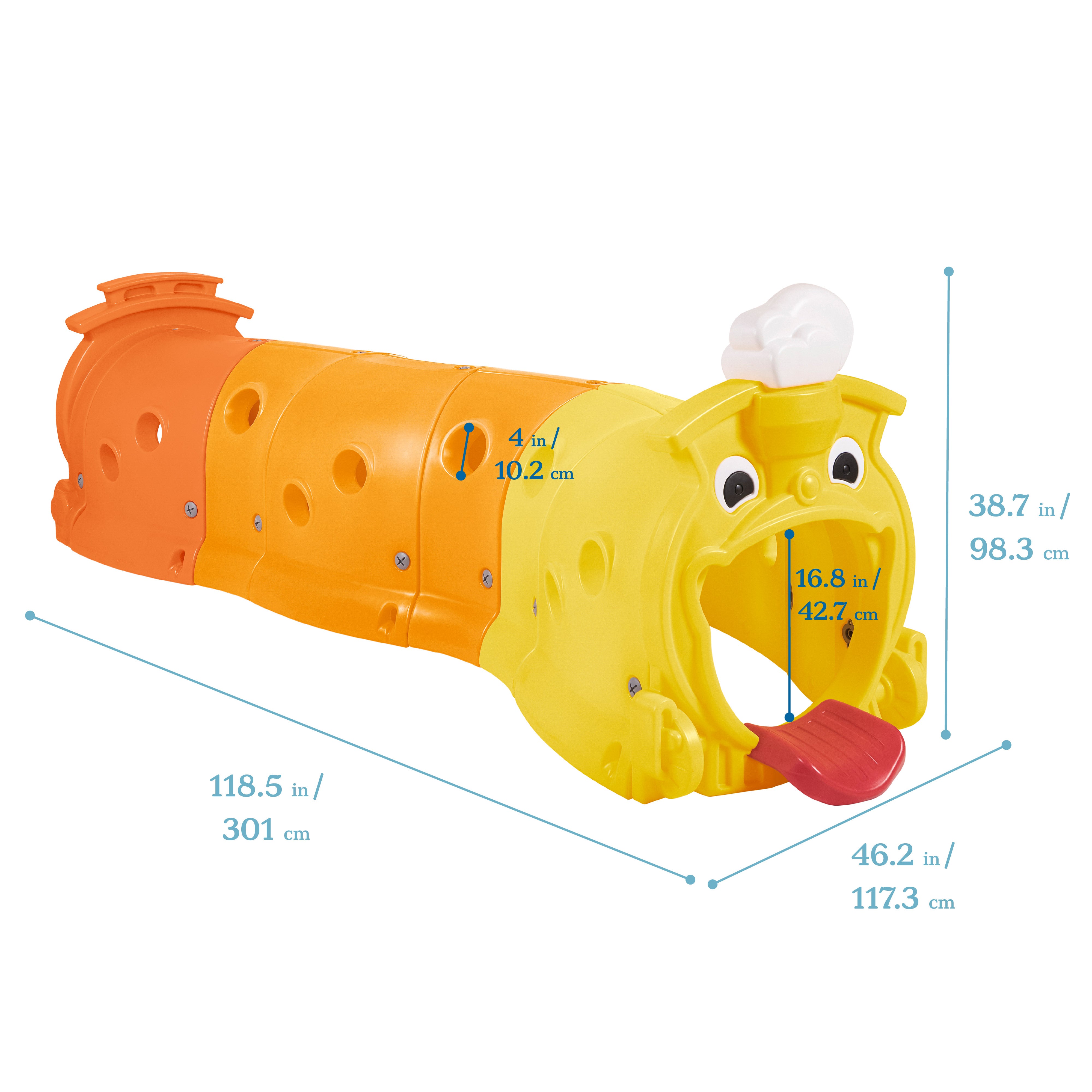 Toby Climb-N-Crawl Train Tunnel Play Structure