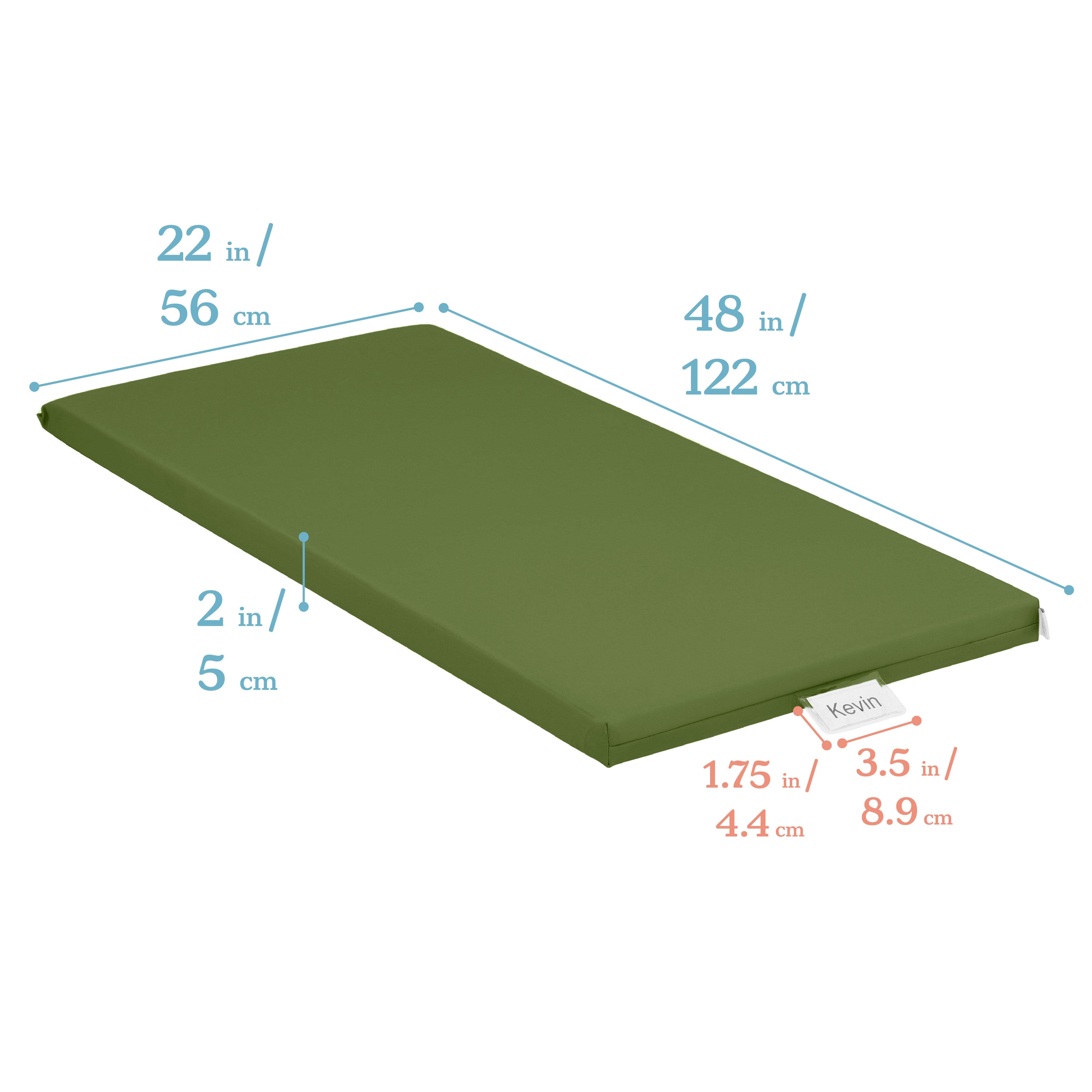 Rainbow Rest Mat with Name Tag, 5-Piece