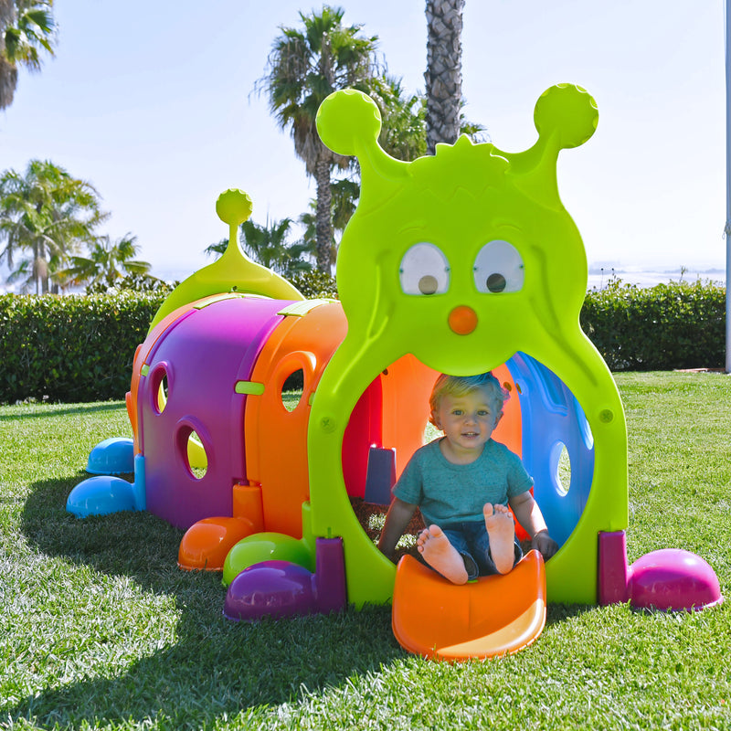 GUS Climb-N-Crawl Caterpillar Tunnel, Indoor/Outdoor Play Structure