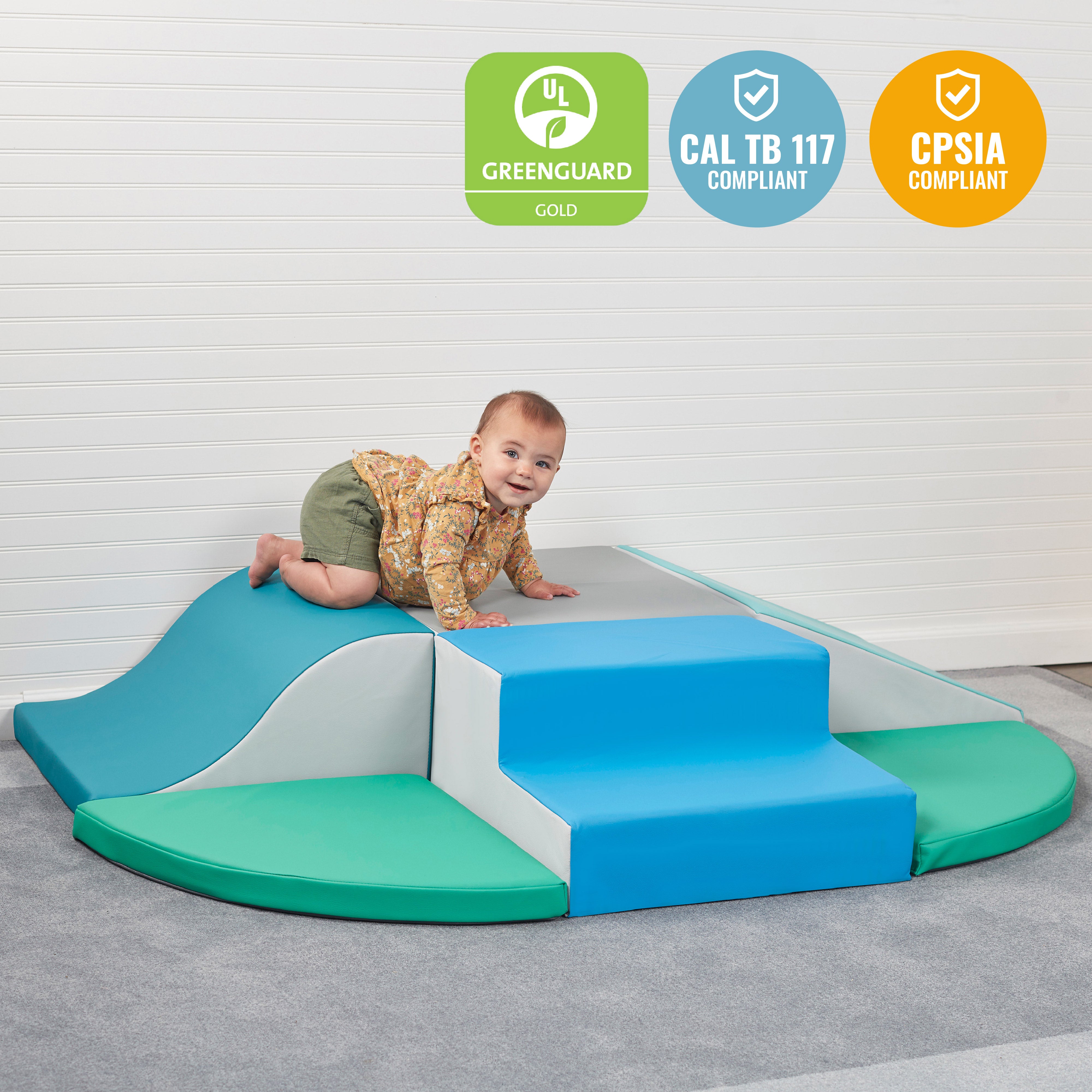 Little Me Wall Climb and Slide, 6-Piece