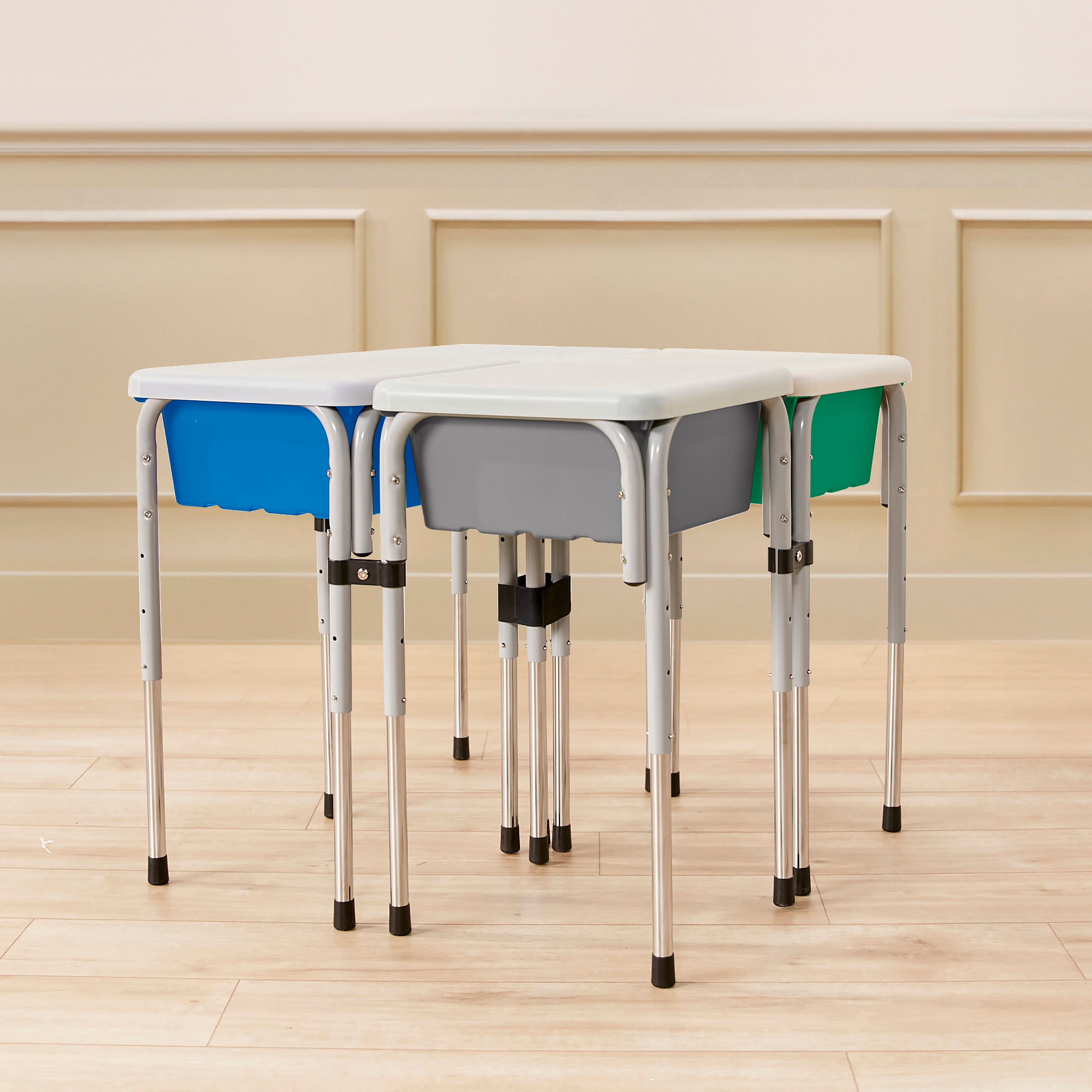 Adjustable Quad Sensory Tables with Lids
