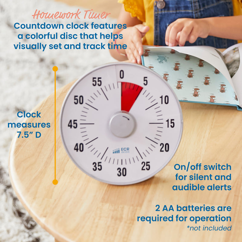 Mobile Book Cart with Countdown Timer, Classroom Bookshelf