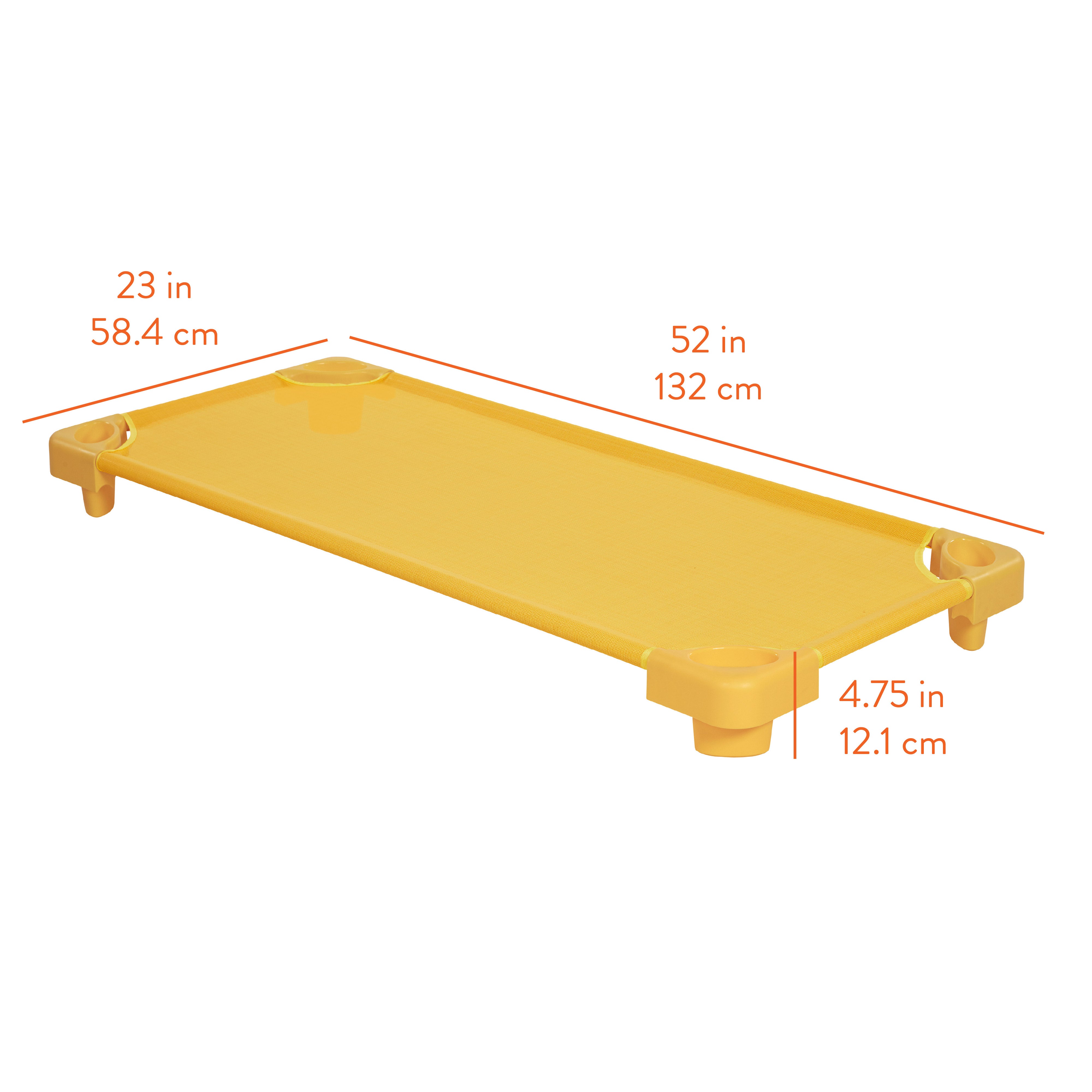 Sleepline Stackable Cots, Ready-to-Assemble, 6-Pack