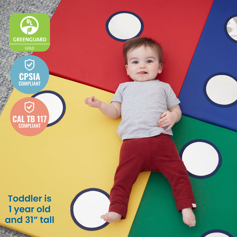 123 Look At Me Counting Activity Mat with Sensory Mirrors