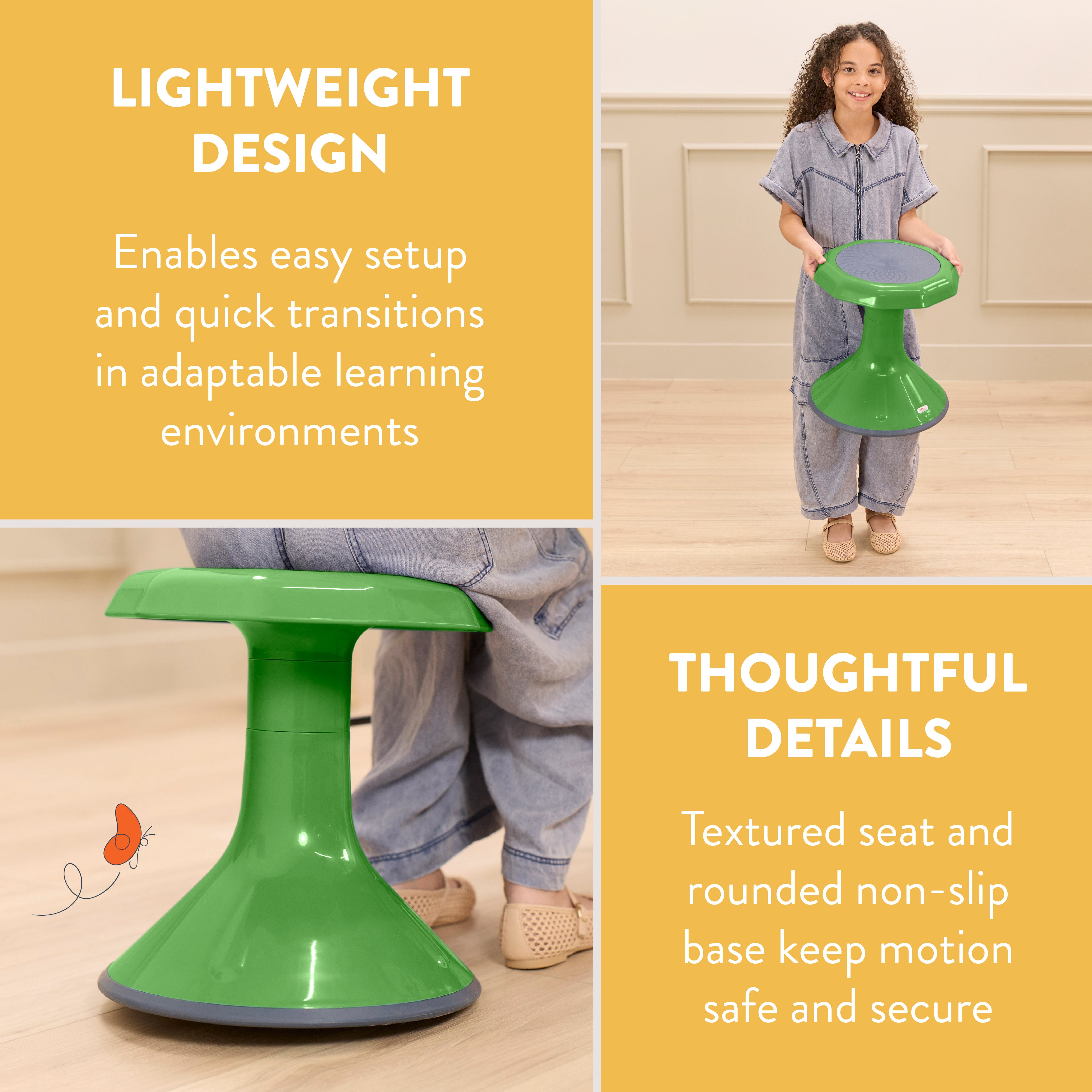 Wobble Sensory Stool, 15in Seat Height