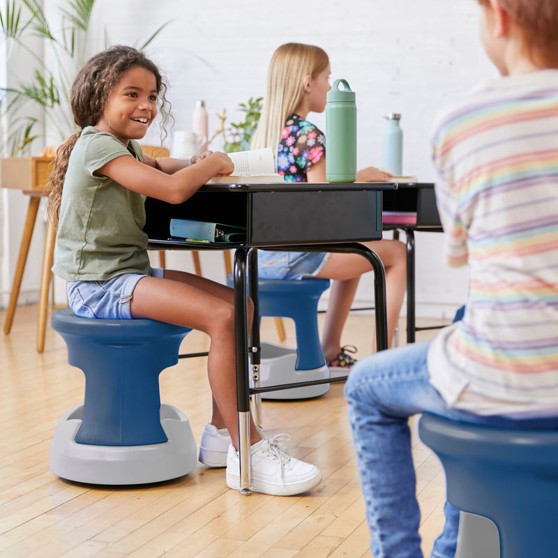 Storage Wobble Stool, Active Learning Chair, Flexible Seating, 15in Seat Height