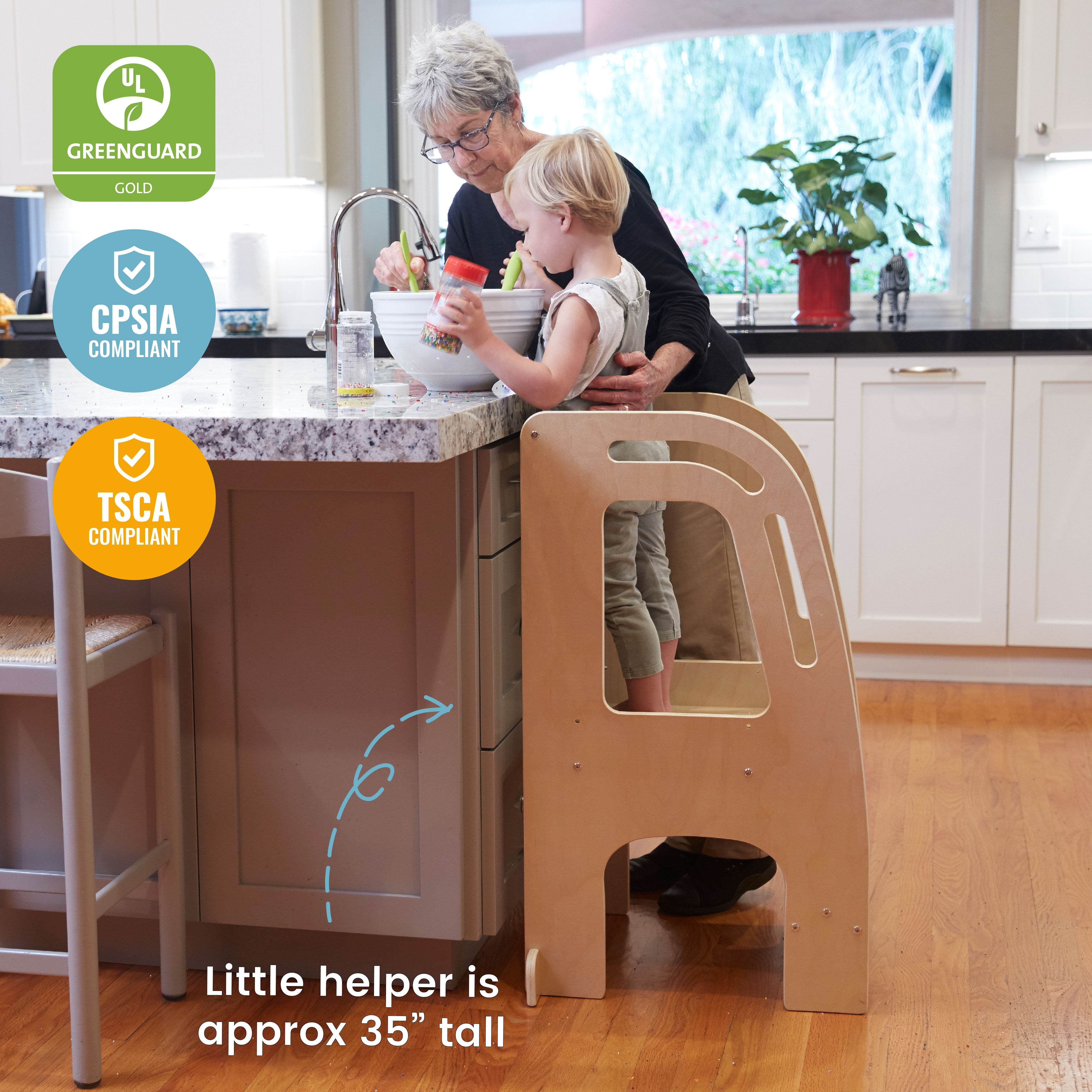 Chef's Helper Kitchen Tower, Step Stool
