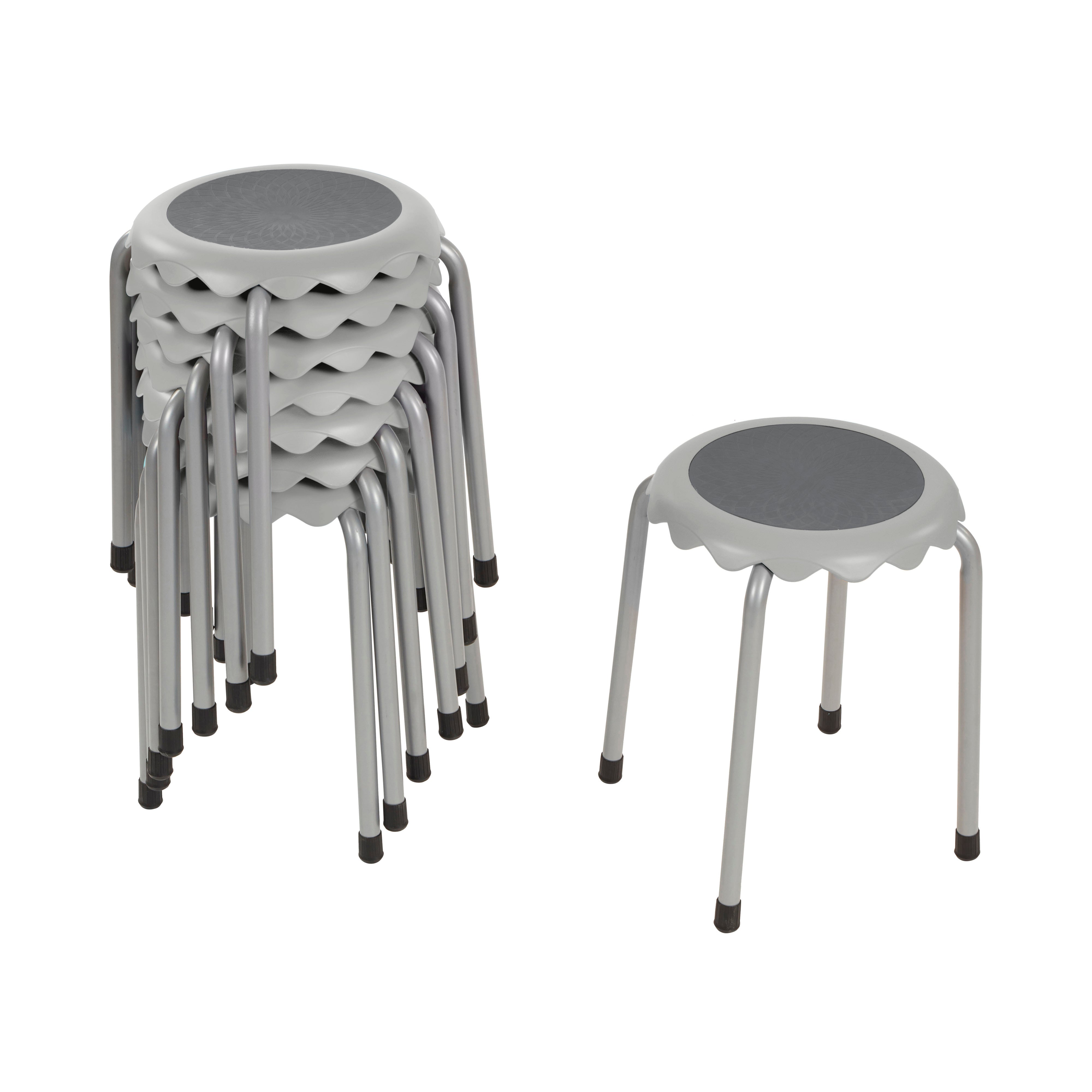 Daisy Stackable Stool Set, 8-Piece