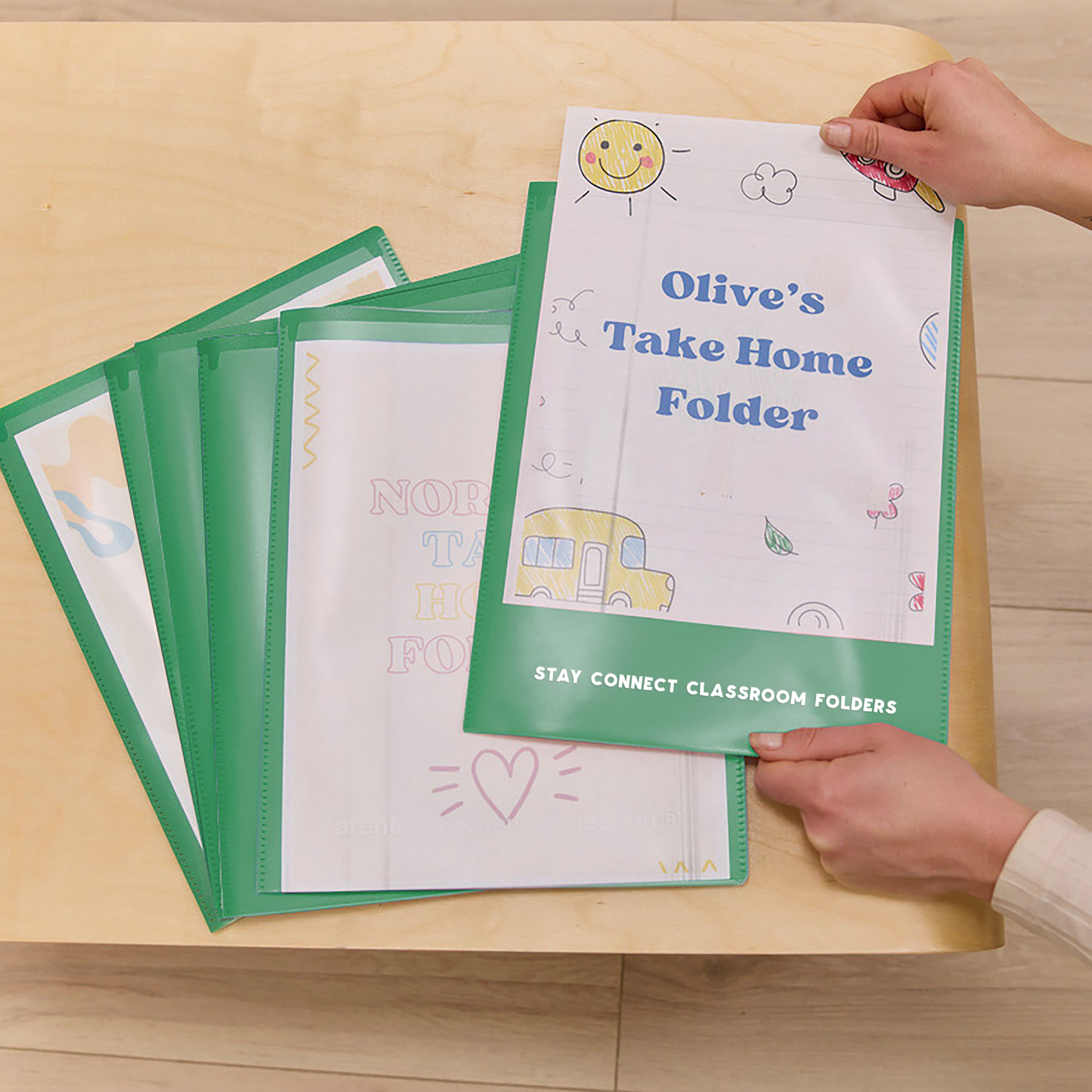 Stay Connect Classroom Folders, 36-Piece