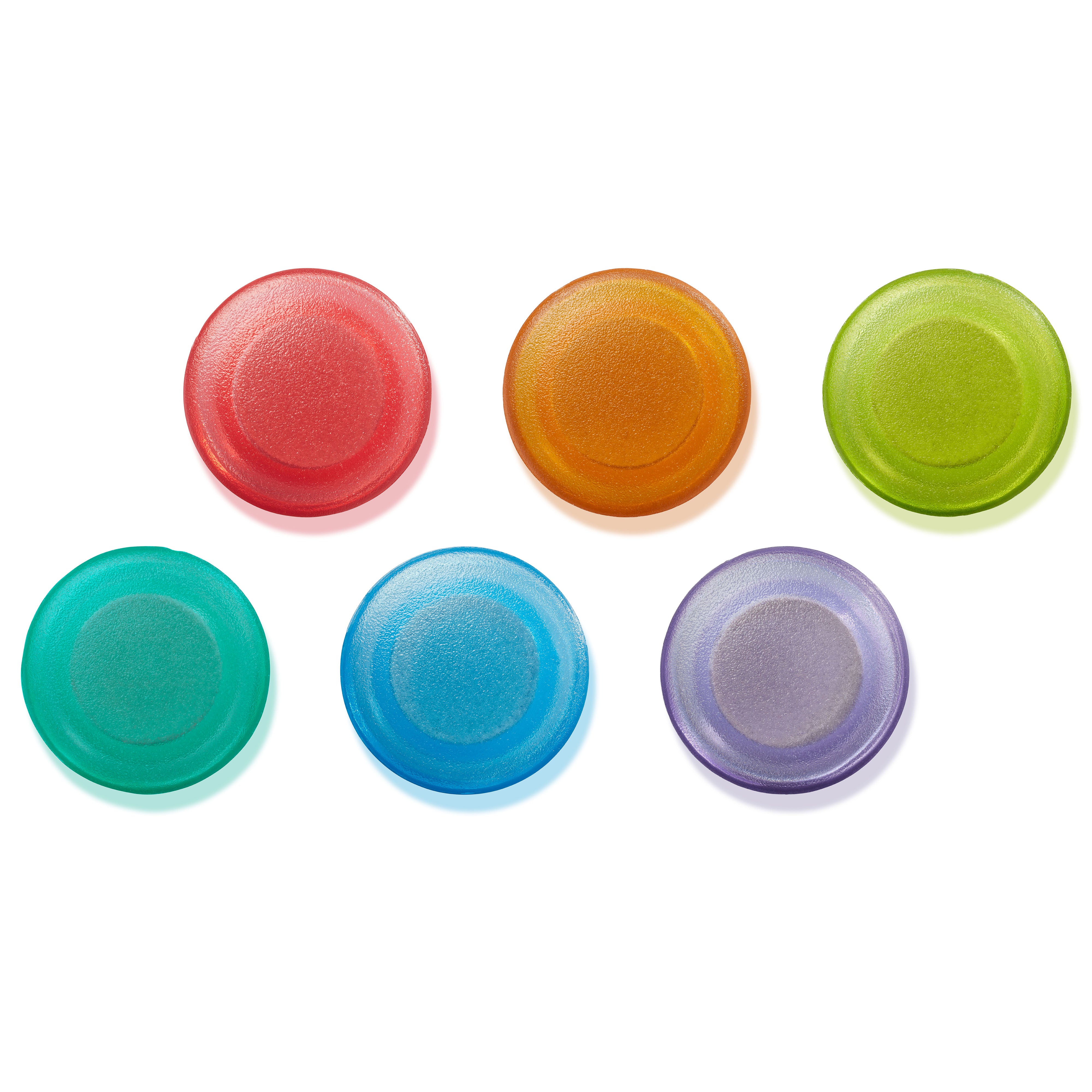 MessageStor Rare Earth Magnets for Glass Board, 6-Pack