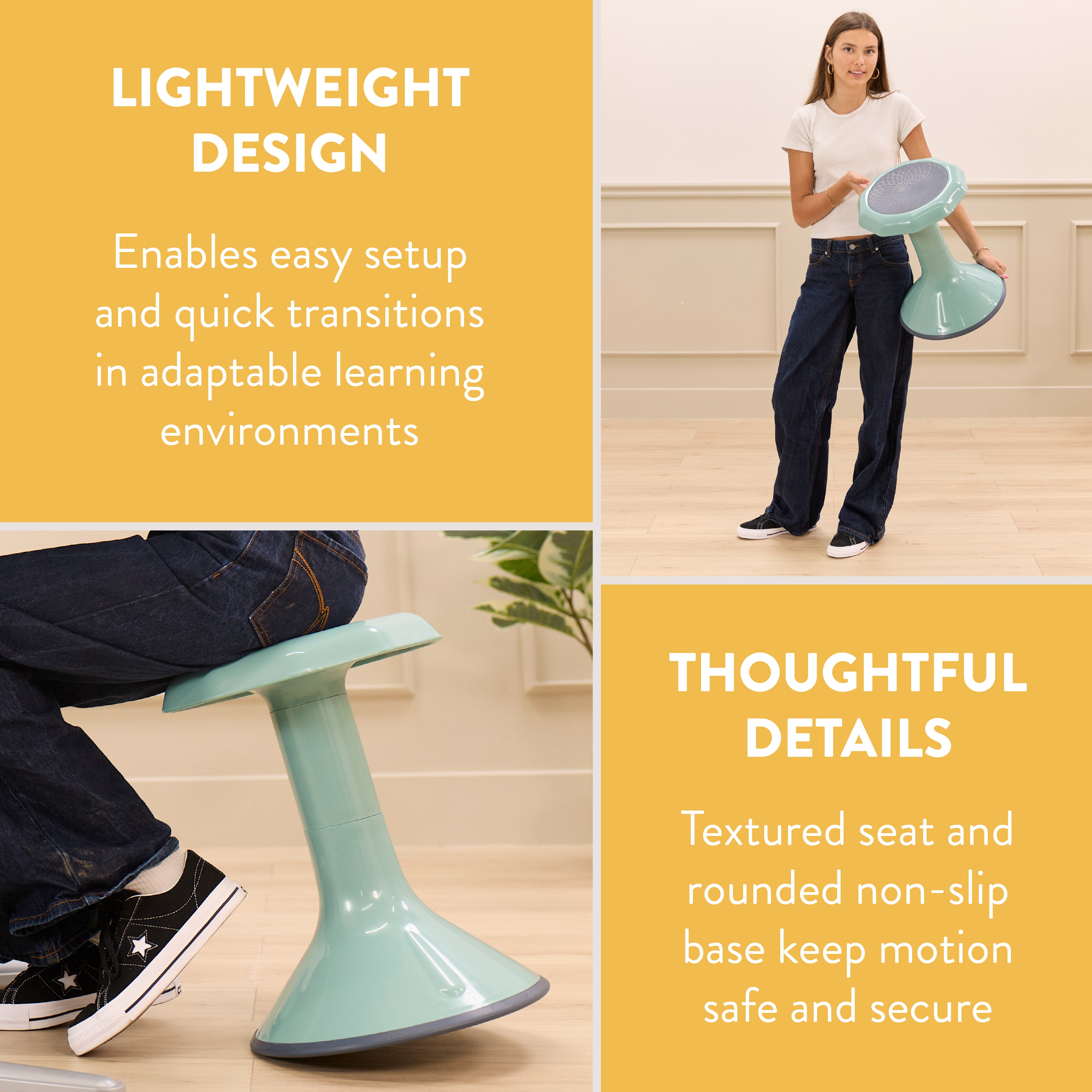 Wobble Sensory Stool, 18in Seat Height