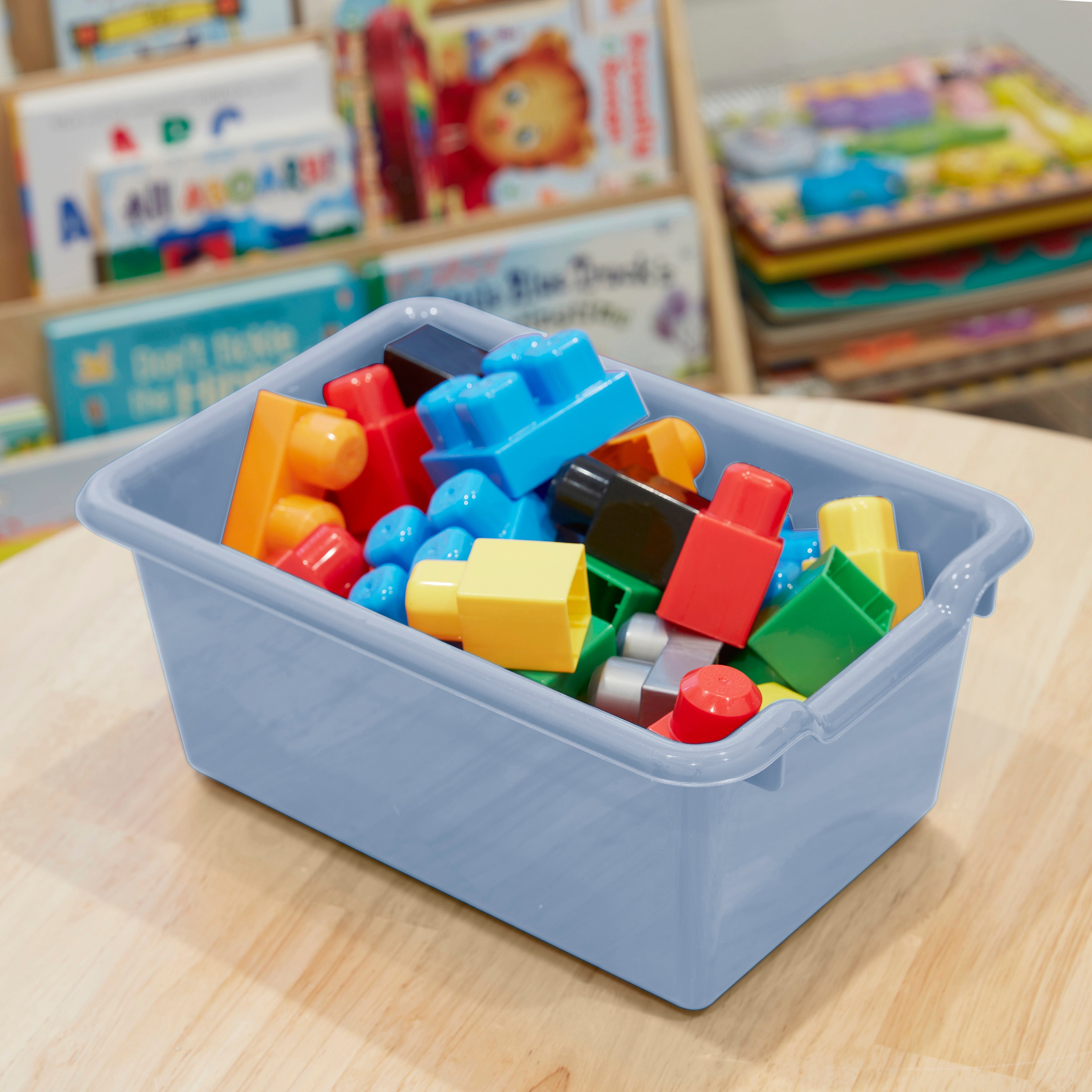 Scoop Front Storage Bins, Multipurpose Organization, 15-Pack