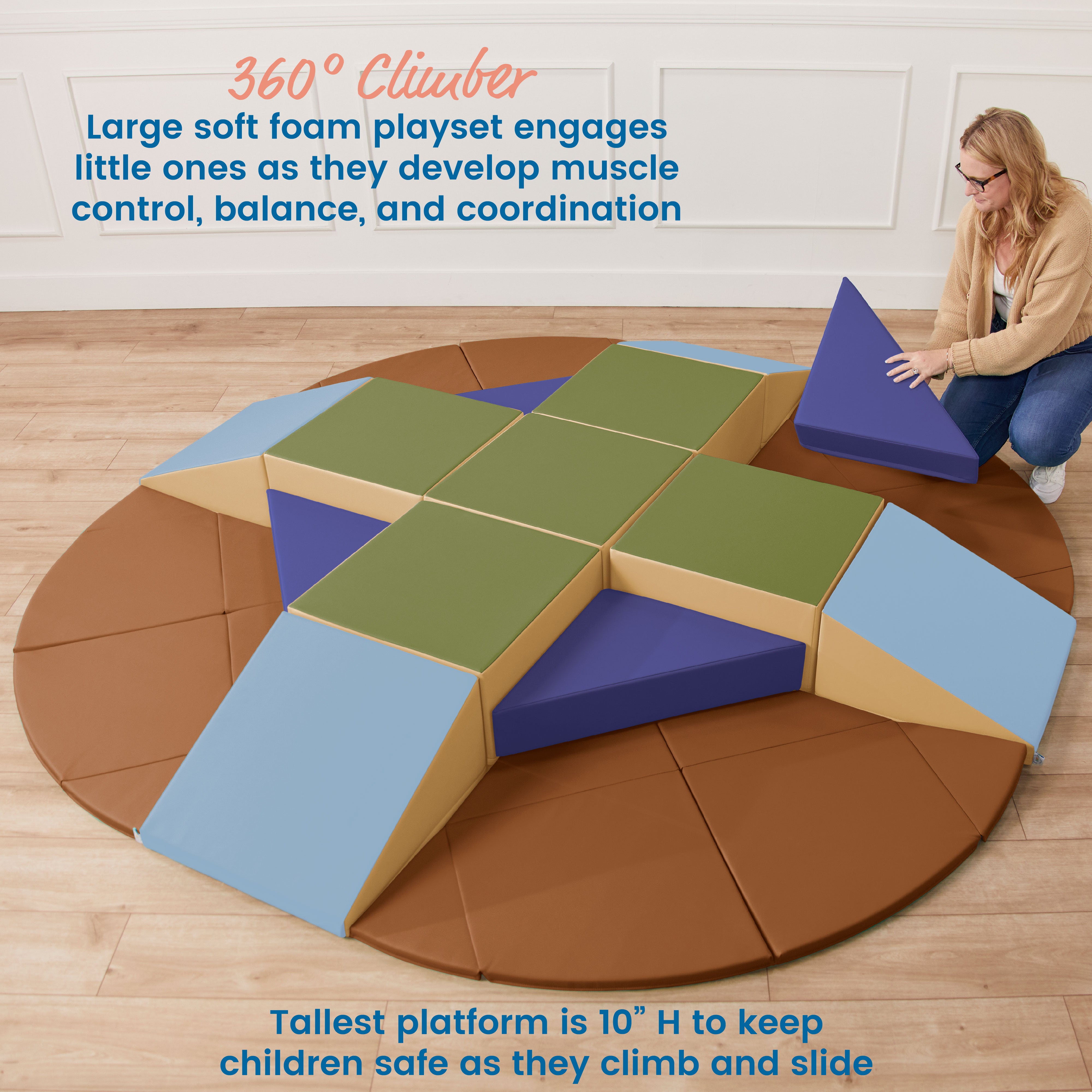 Adventurer's Summit with Ramps, 17-Piece