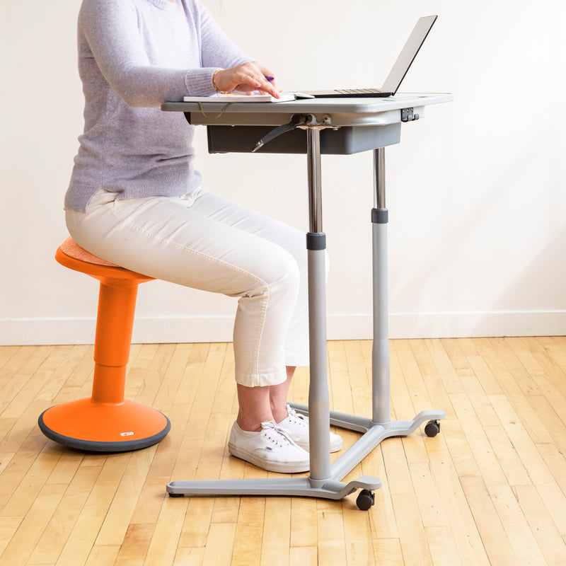 Sitwell Wobble Stool with Cushion, Adjustable Height, Active Seating