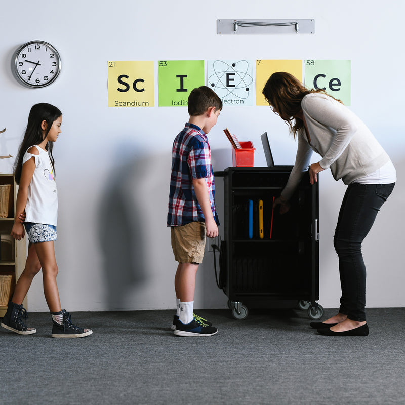 30-Bay Charging Cart, Classroom Storage