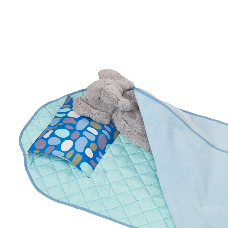 Toddler Nap Mat Companion - Portable All-in-One Preschool/Daycare Nap Bundle