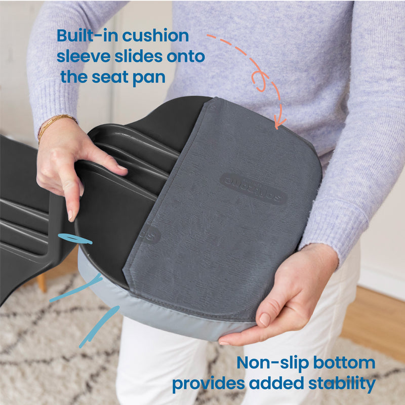 The Surf Portable Lap Desk and Surf Cushion, Flexible Seating Floor De