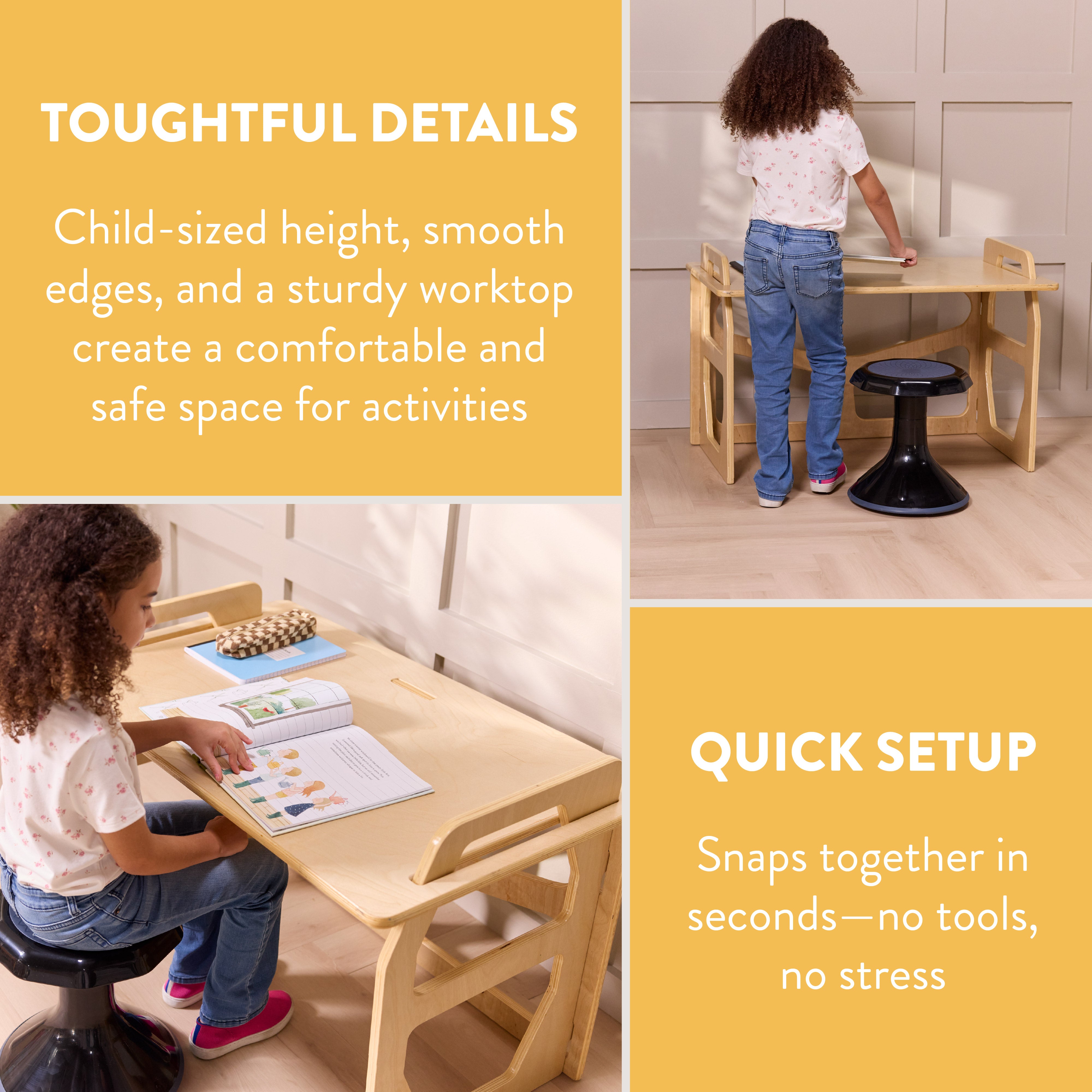 BrightSpace Wooden Student Desk
