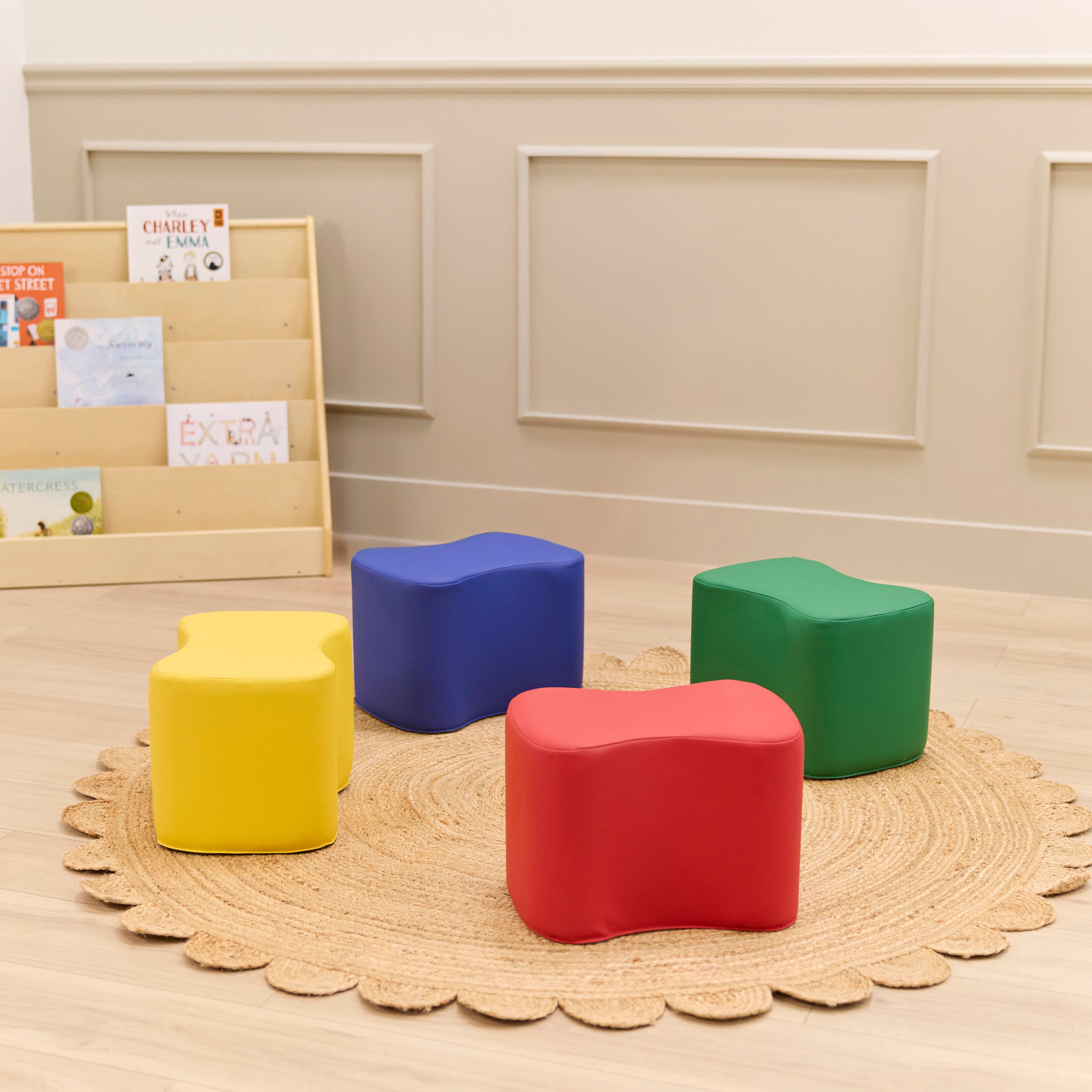 Butterfly Modular Stool Seating Set, 4-Piece
