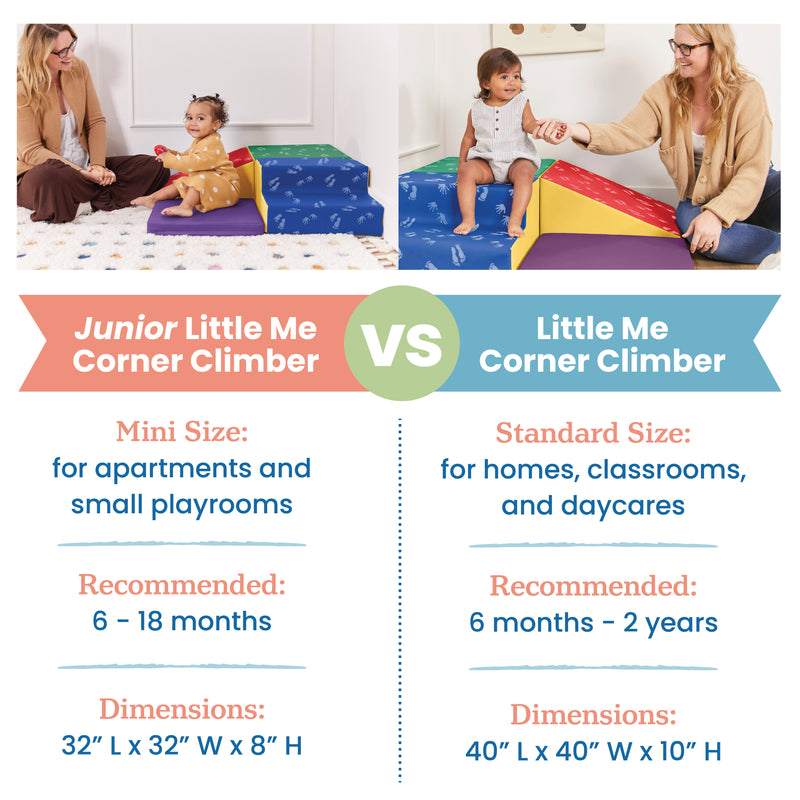 Junior Little Me Corner Climber, Beginner Playset, 4-Piece