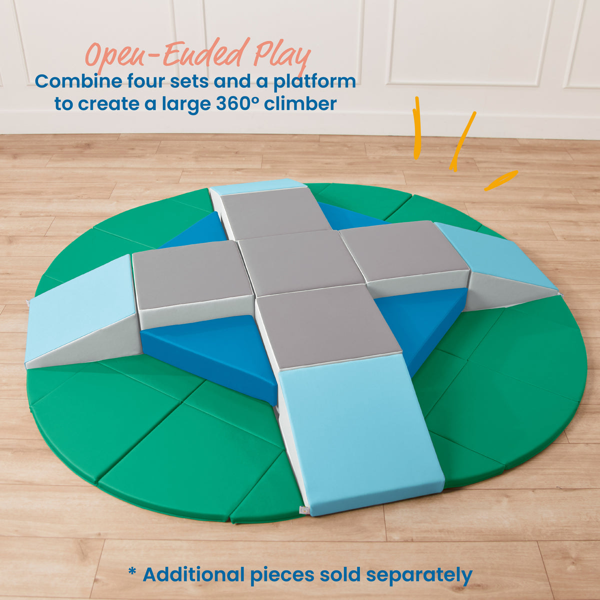 Junior Adventurer's Summit Ramp Corner Climber, 4-Piece