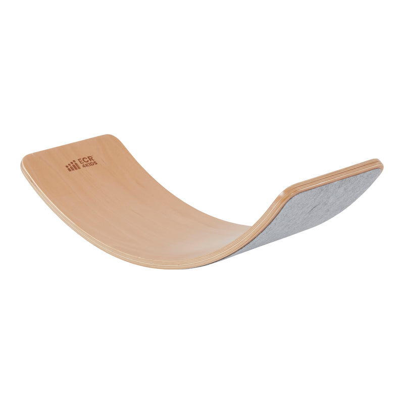 Green Balance Board Rocking Rocking Balance Board with Non-Slip Felt Base