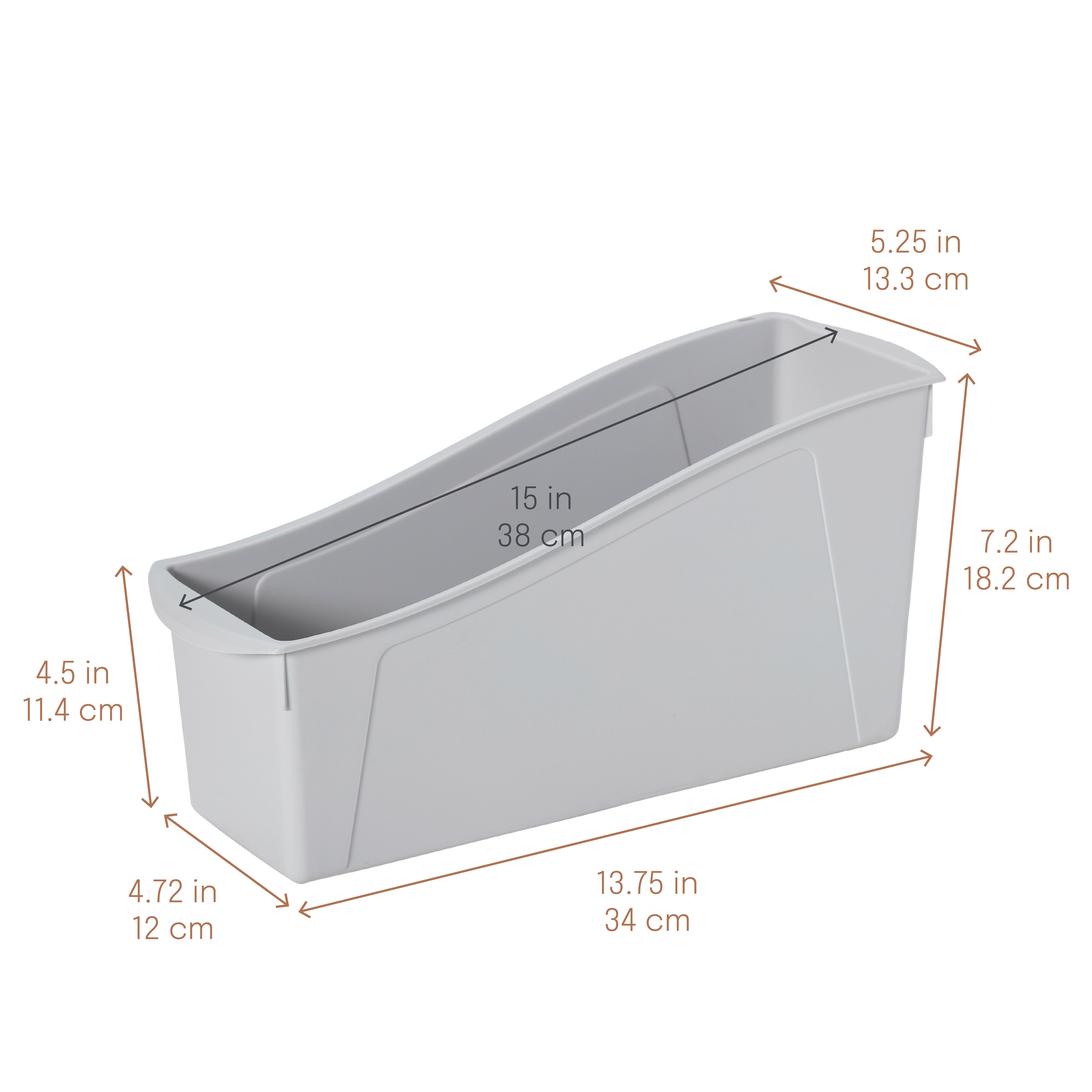 Linking Storage Book Bins, 10-Piece
