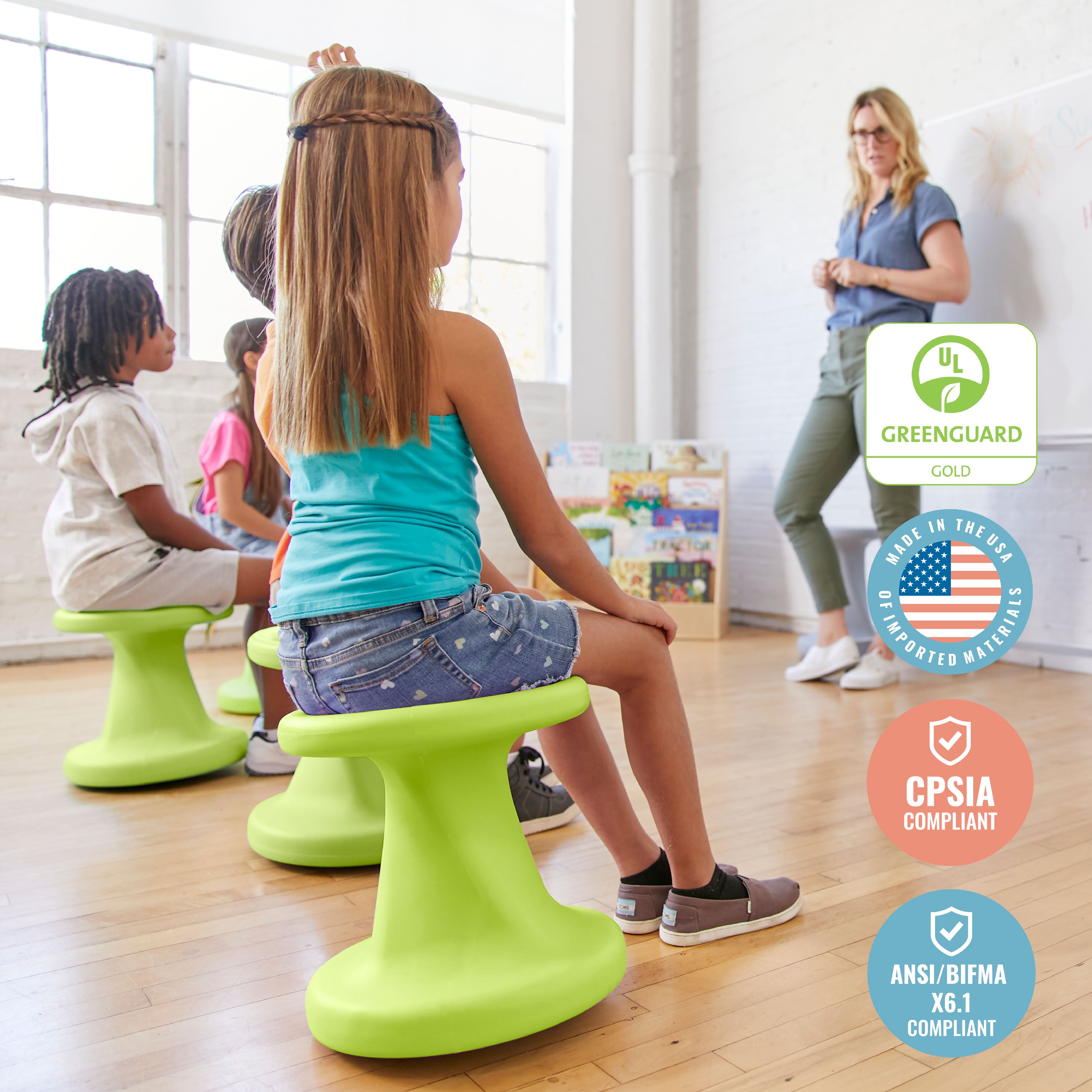 Twist Wobble Stool, 14in Seat Height, Active Seating