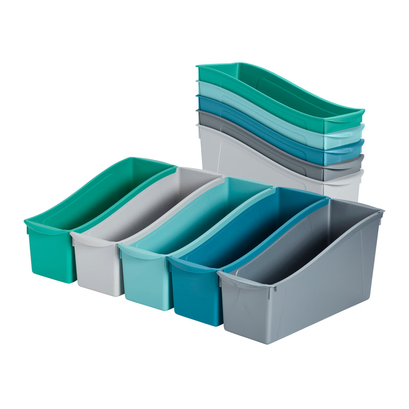 Linking Book Bins, Colorful Connecting Storage