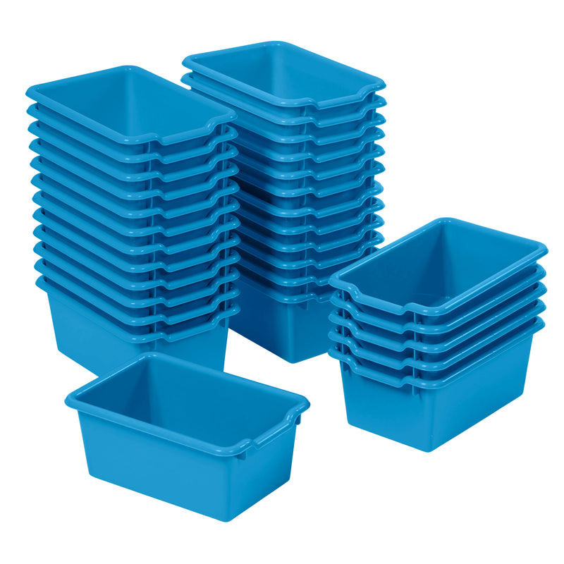 Scoop Front Storage Bins, Multipurpose Organization, 30-Pack