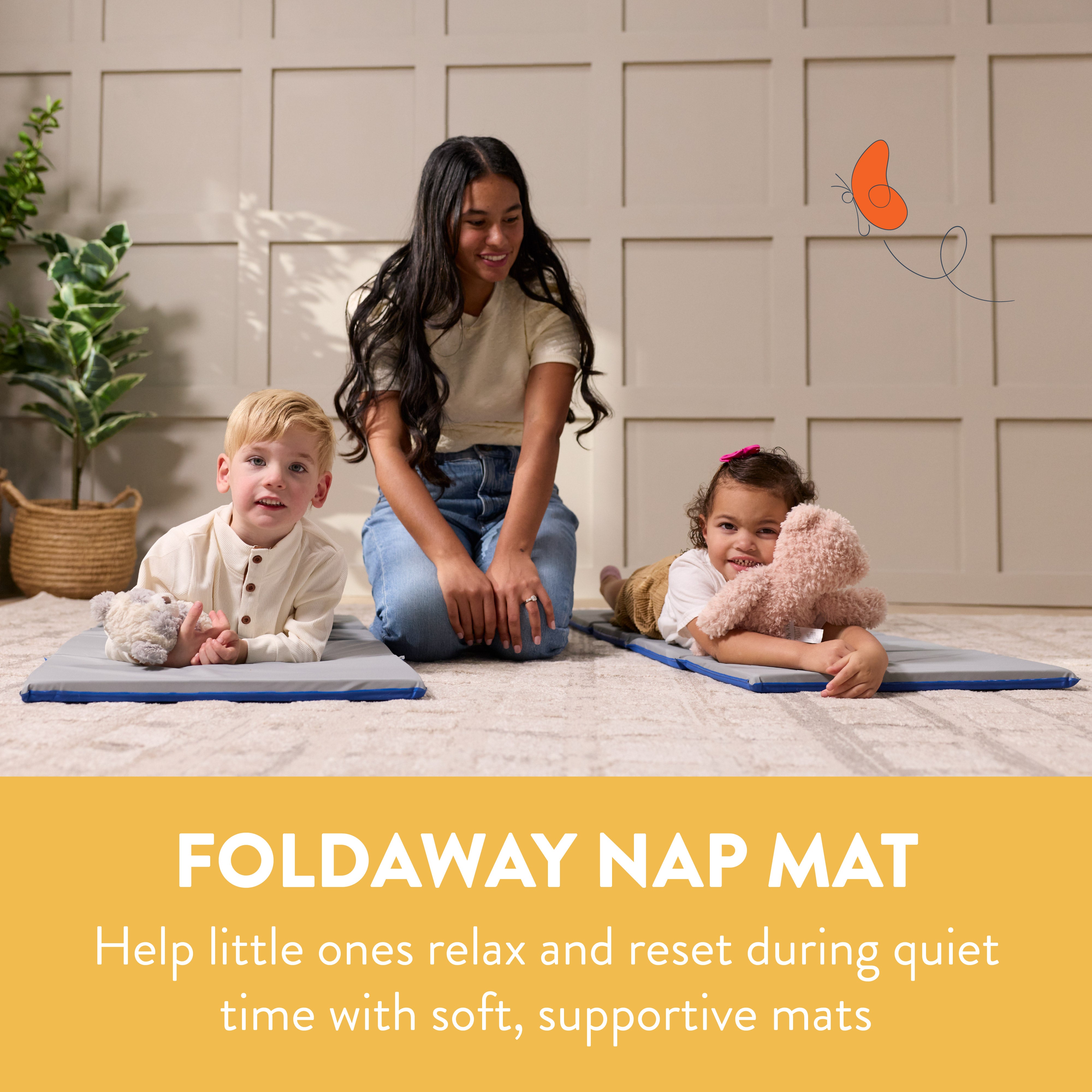 Foldaway Basics Nap Mats, 5-Pack