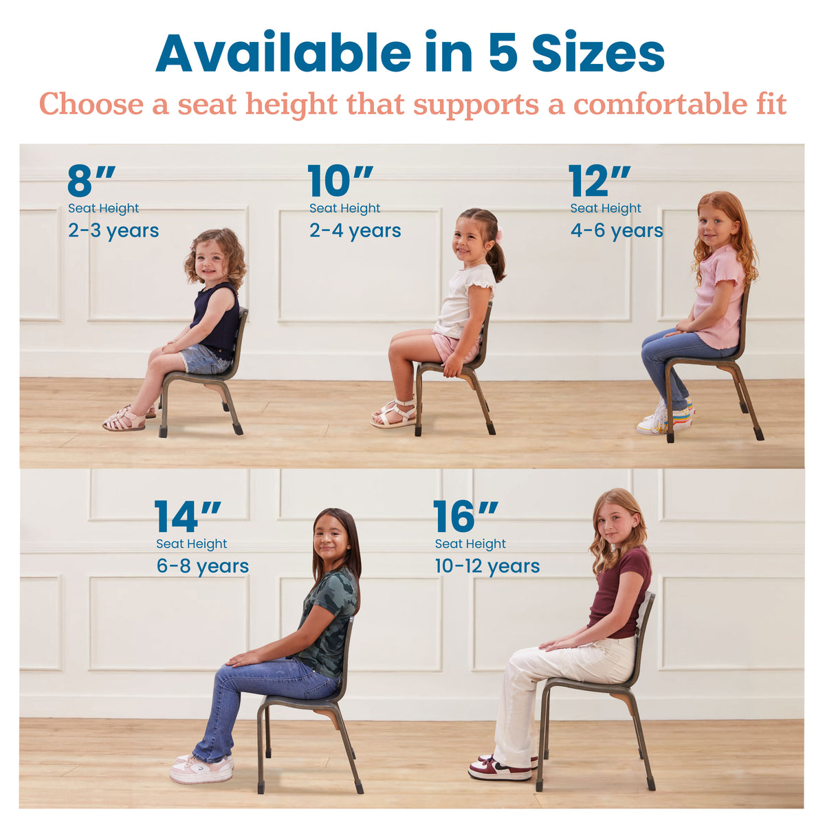 Bentwood Chair, 14in Seat Height, 2-Pack
